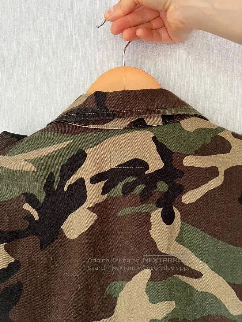 Saint Laurent Paris Yves Saint Laurent Camouflage Jacket. Size US L / EU 52-54 / 3 - 5 Thumbnail