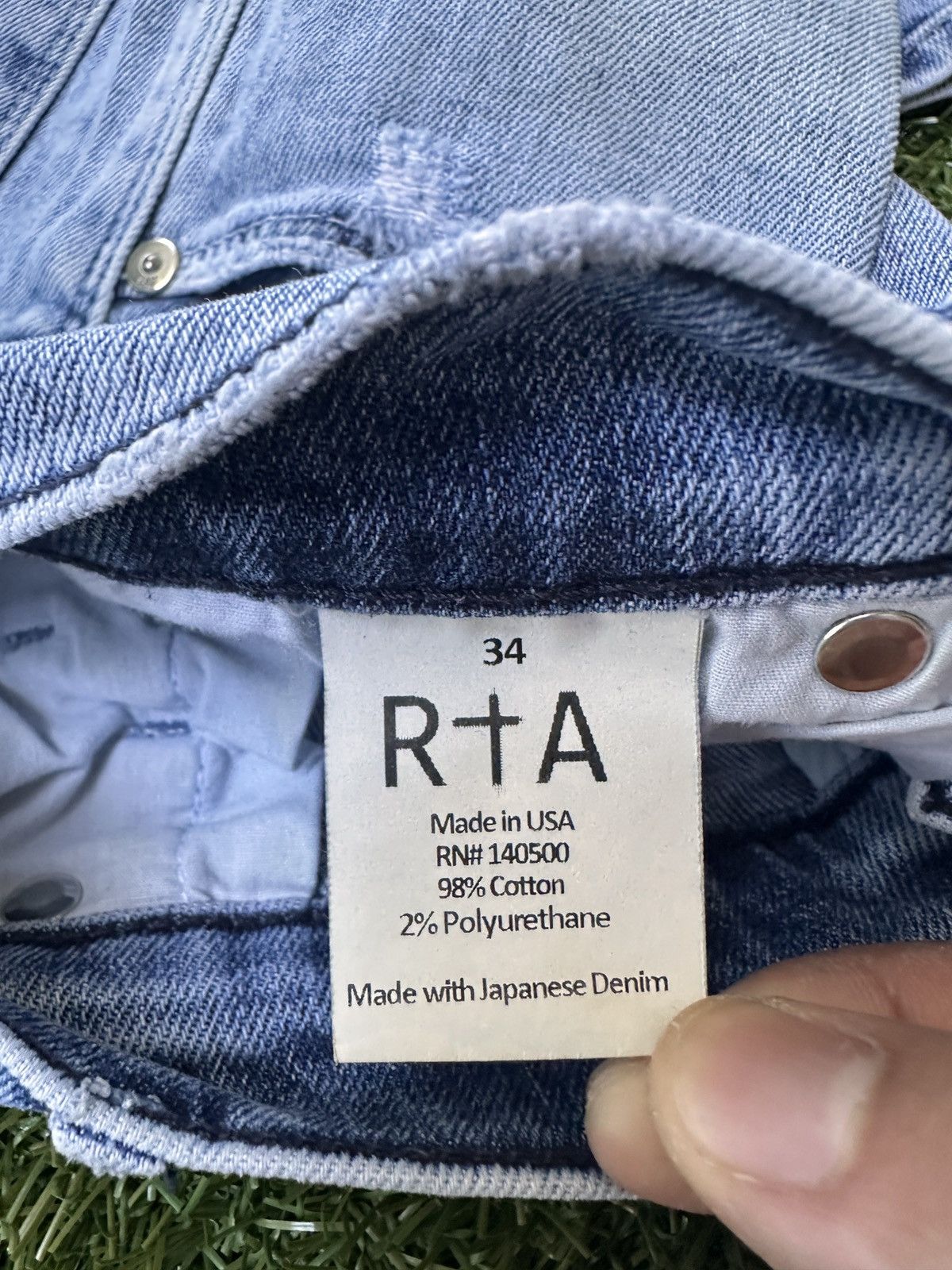Rta RtA denim with distressing Size US 34 / EU 50 - 5 Thumbnail