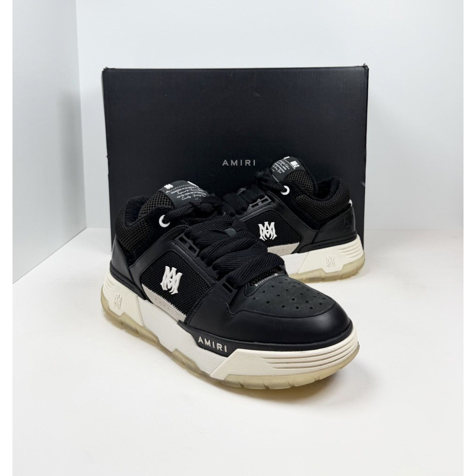 Amiri Size 44EU/11US - Amiri MA-1 Black White Sneakers Size US 11 / EU 44 - 2 Thumbnail