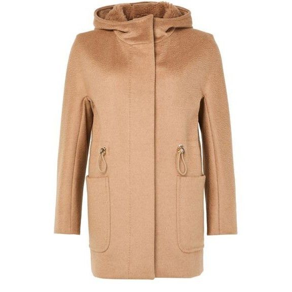 MAX MARA Giuda Brown Camel Cropped Coat New & Authentic (Wom