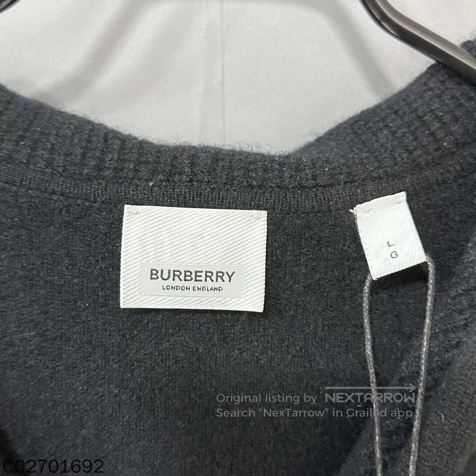 Burberry Black Zip. Size US L / EU 52-54 / 3 - 6 Thumbnail