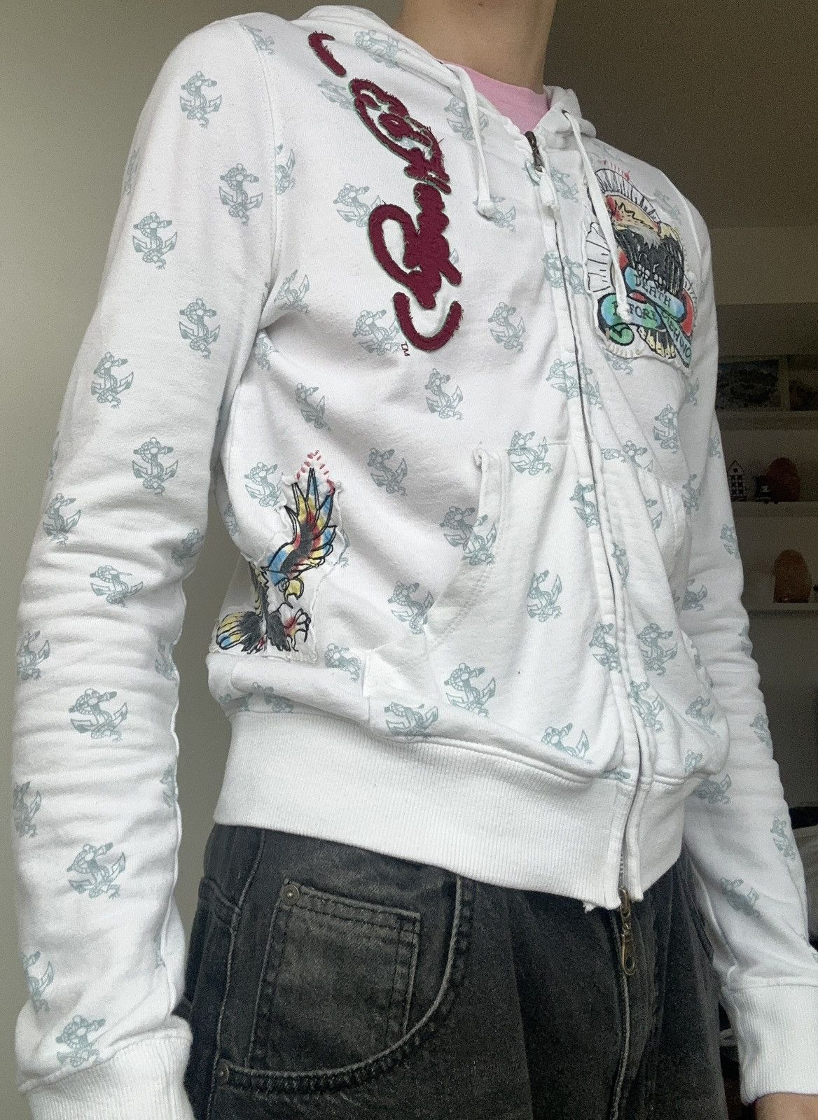 Ed Hardy vintage ed hardy x christian audigier hoodie Size M / US 6-8 / IT 42-44 - 3 Thumbnail