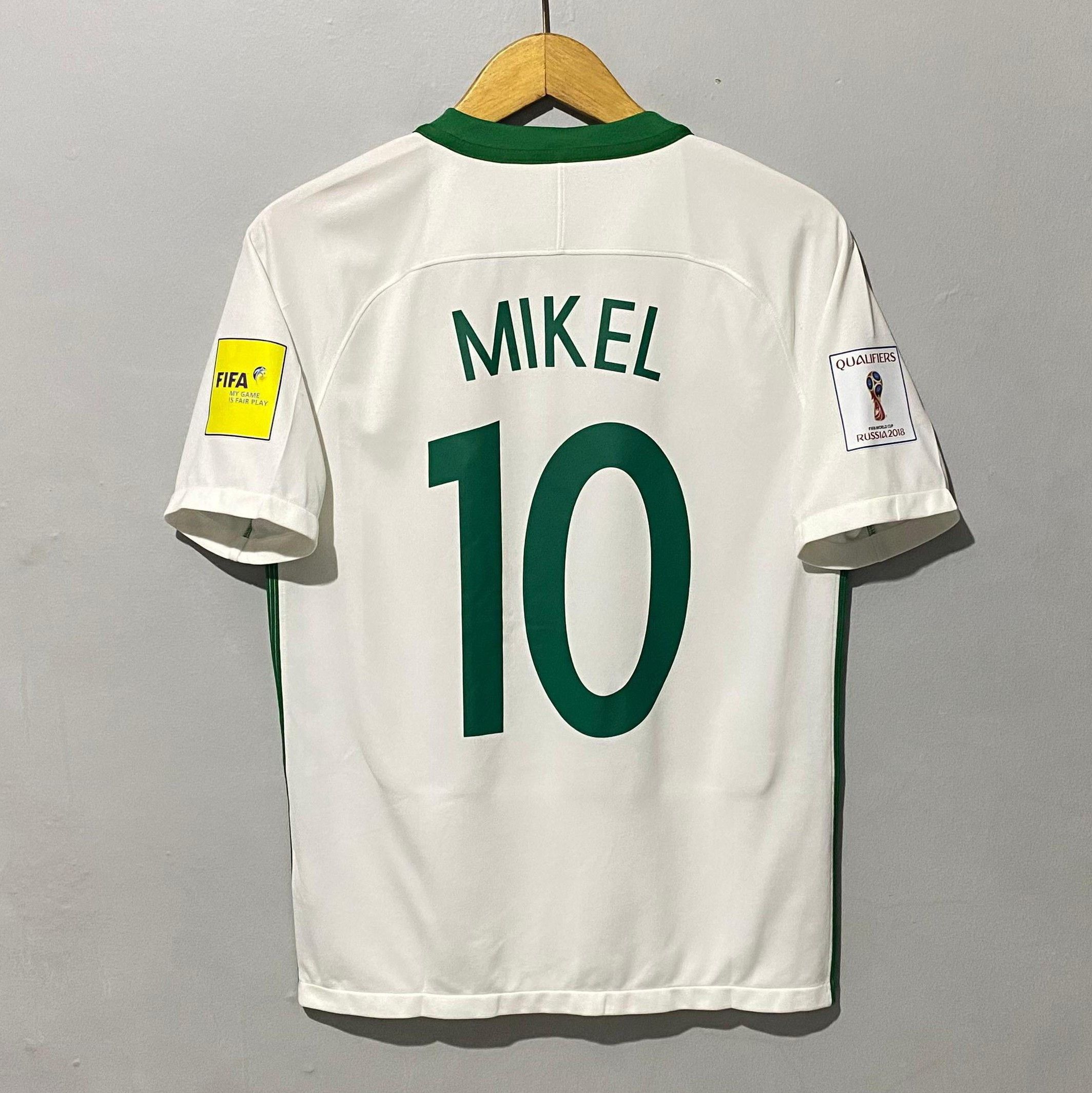 Nike Nigeria 2016-2017 Away Jersey John Obi Mikel Size US M / EU 48-50 / 2 - 2 Thumbnail