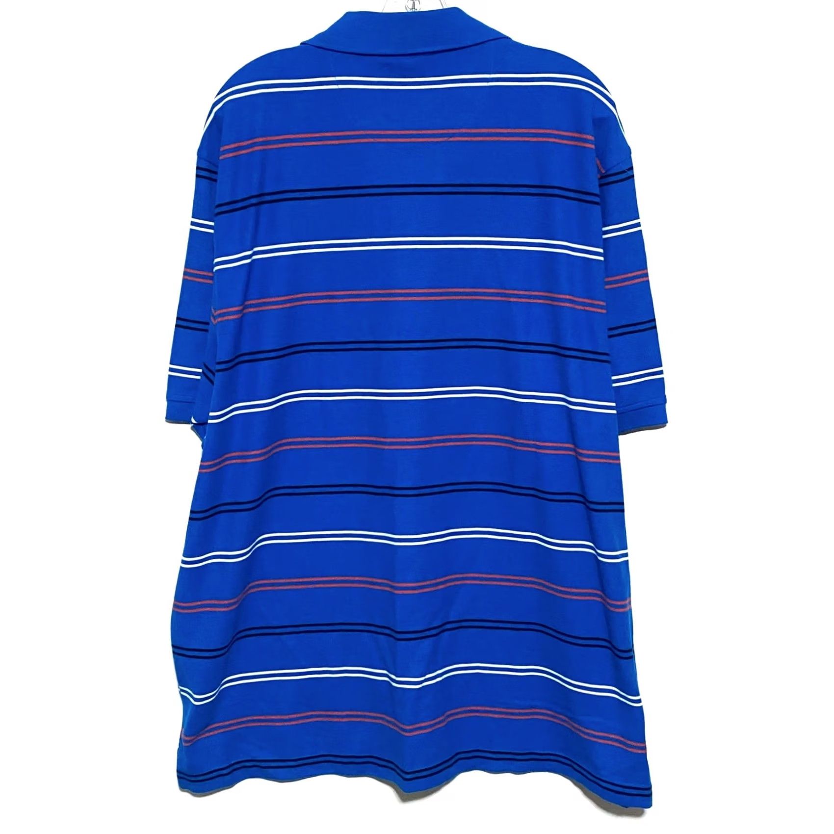 Club Room VINTAGE Club Room Estate Performance Polo Shirt Mens 2XL Blue Striped Knit Short Sleeve Golf Office NWOT Size US XXL / EU 58 / 5 - 3 Thumbnail