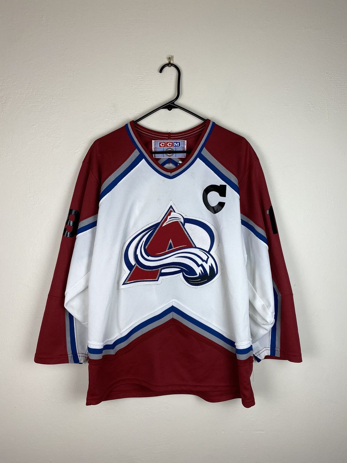 1990s〜2000s ヴィンテージ PRO PLAYER NHL COLORADO AVALANCHE アイスホッケー ゲームジャージ L コロラドアバランチ ユニフォーム 古着 NHL × Pro Player × Vintage Vintage 90s Colorado Avalanche