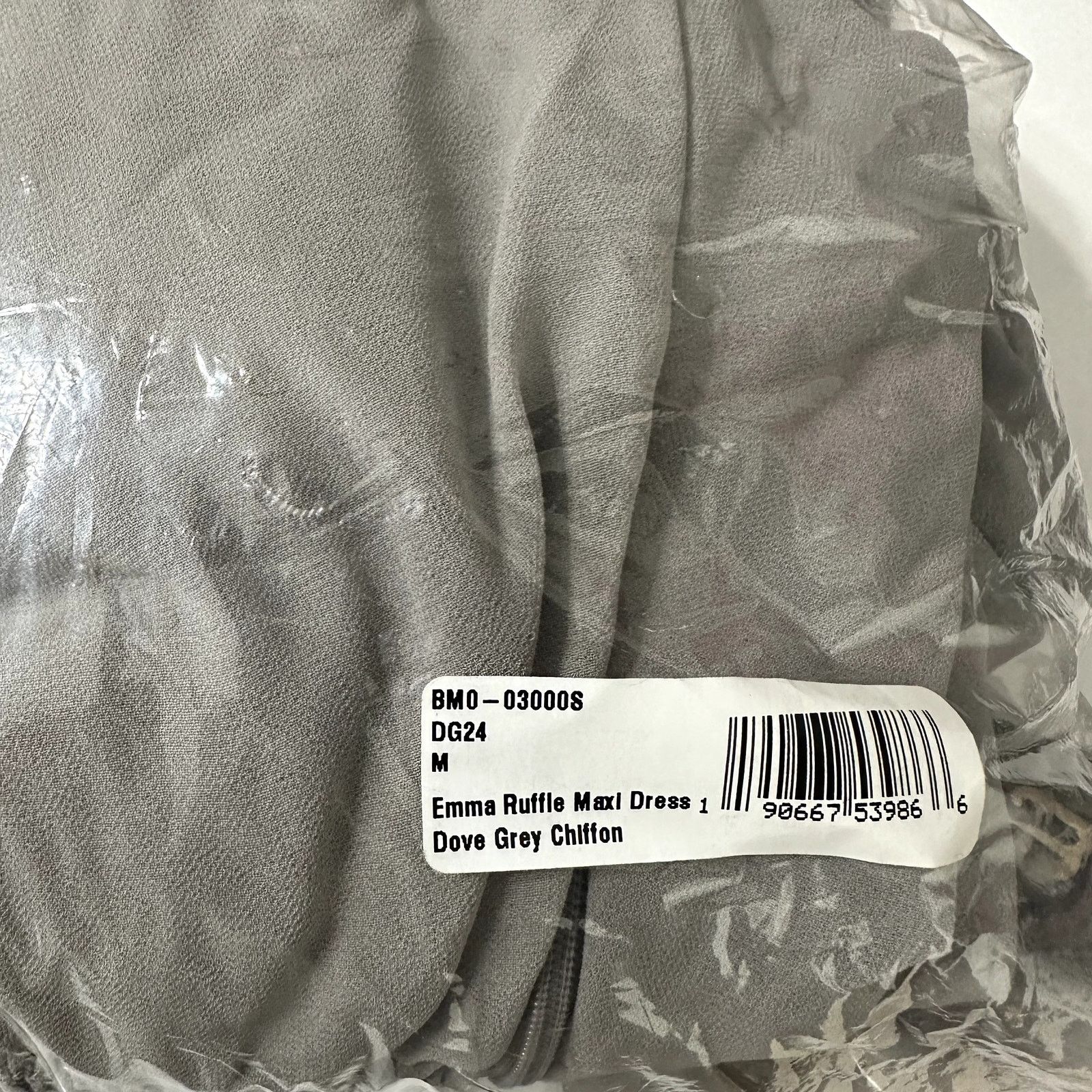 Show Me Your MuMu Show Me Your Mumu Emma Ruffle Maxi Dove Gray Sz Bridesmaid M Size M / US 6-8 / IT 42-44 - 13 Thumbnail
