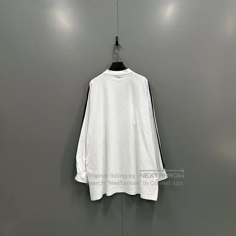 Balenciaga Balenciaga Adidas Collaborative Striped Logo Printed Long Size US L / EU 52-54 / 3 - 2 Thumbnail