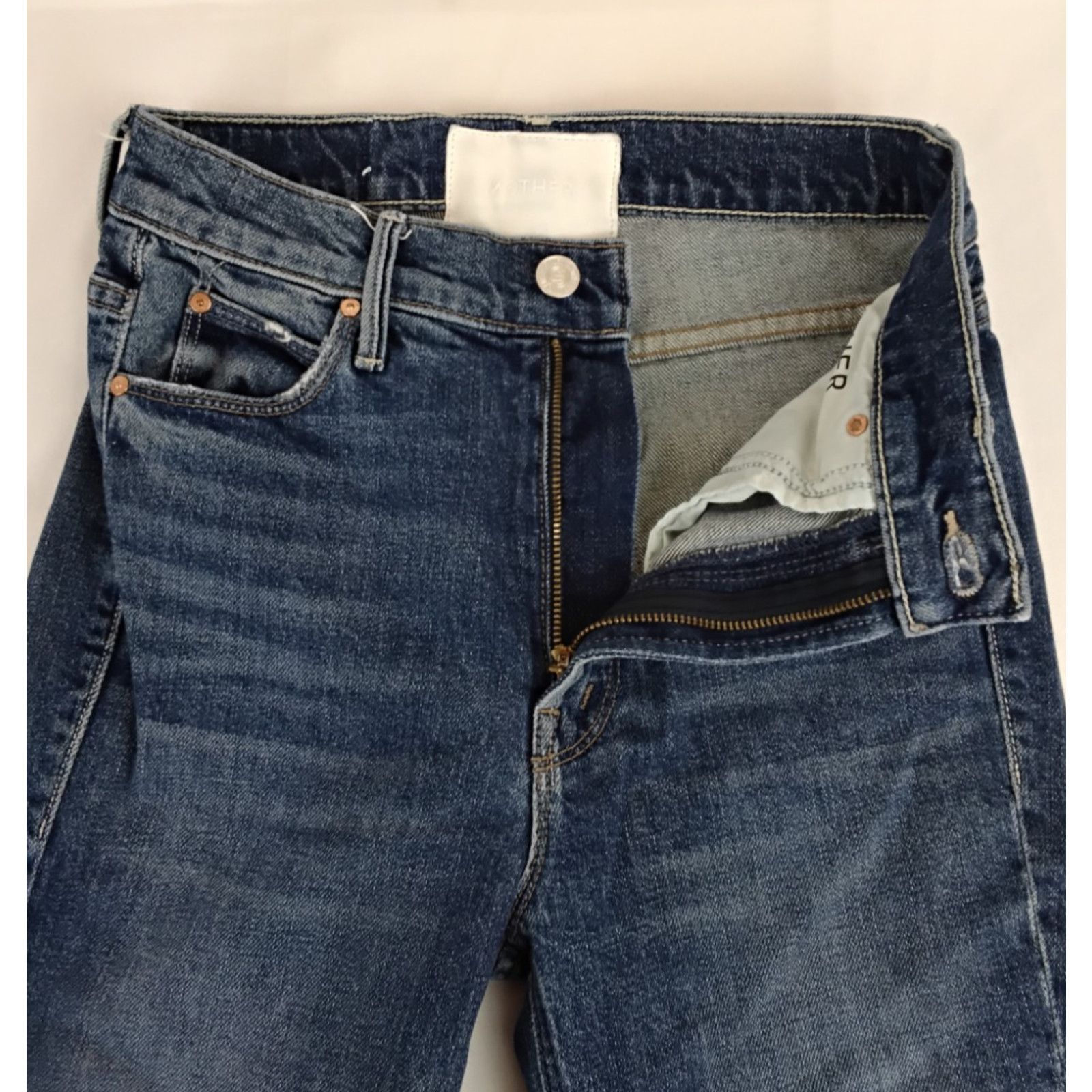 MOTHER Mother The Dazzler Jeans Women's 24" Waist Medium Wash Ankle Size 24" / US 00 / IT 34 - 6 Thumbnail