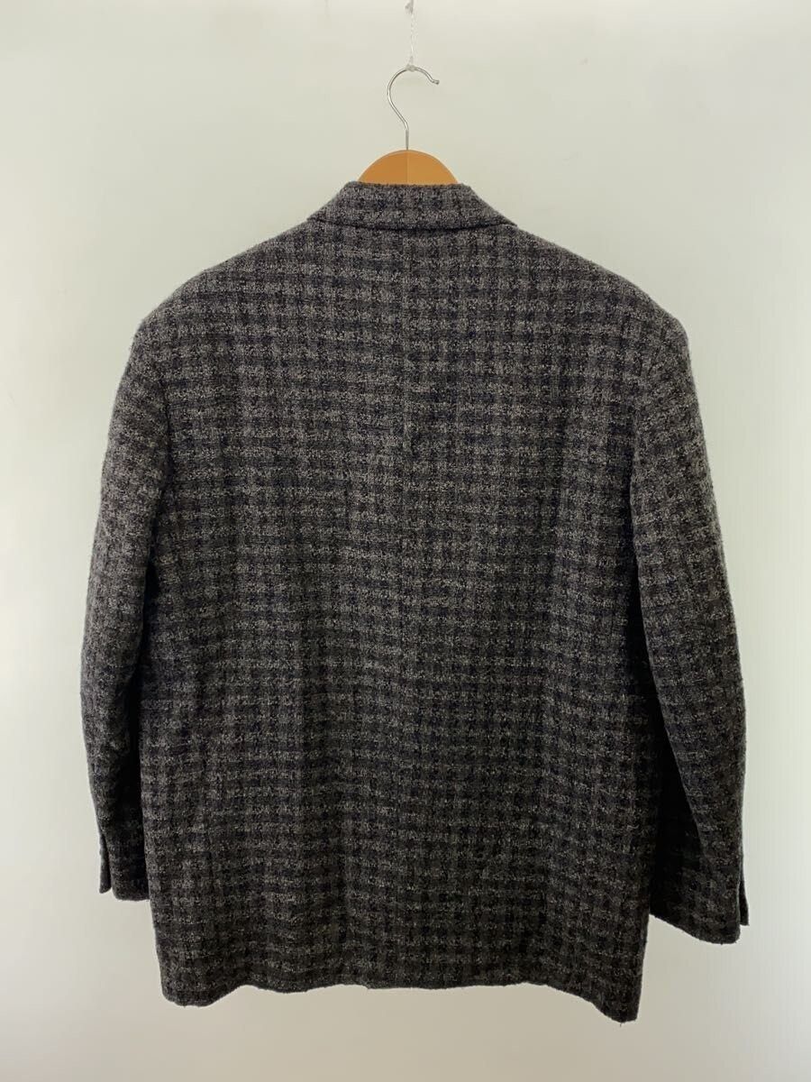 Yohji Yamamoto 80's Checkered Wool Jacket Size US M / EU 48-50 / 2 - 2 Thumbnail