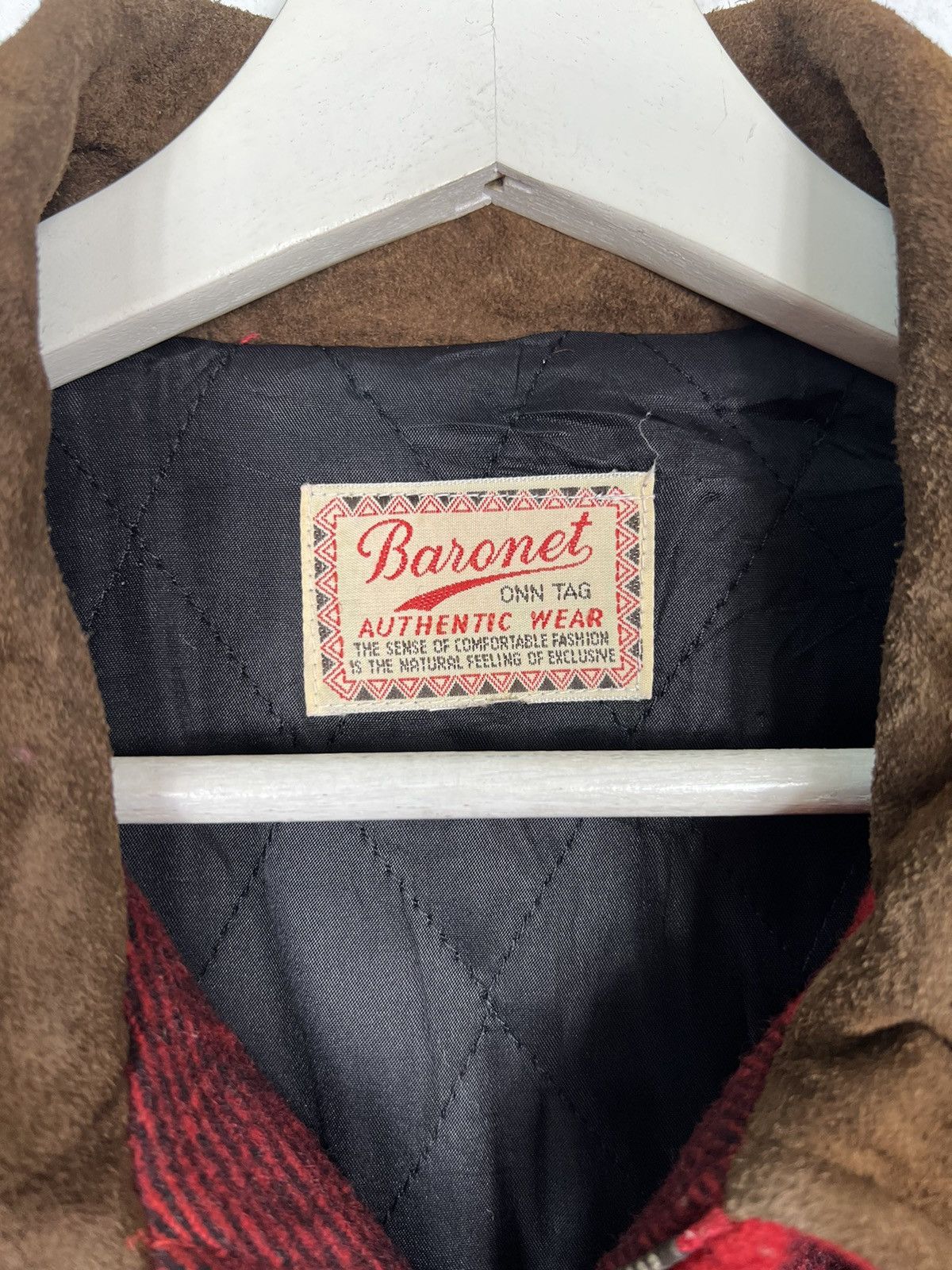 Japanese Brand 🔥 VINTAGE BARONET PLAIND CHECK WOOL JACKET Size US M / EU 48-50 / 2 - 13 Thumbnail
