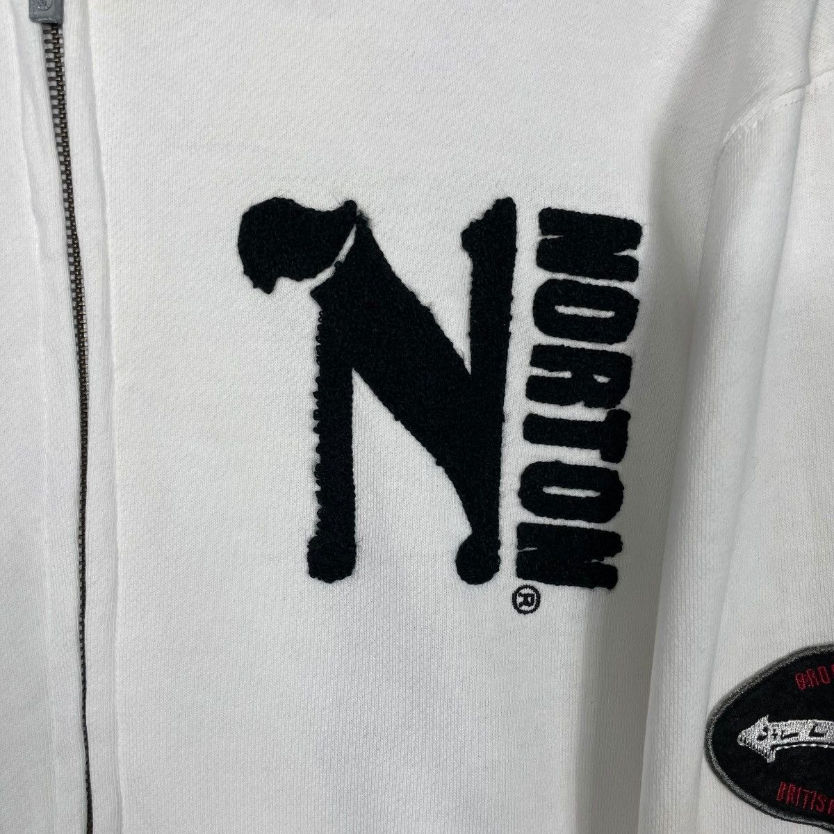 Norton Norton Big Logo Zipper Hoodie Size US L / EU 52-54 / 3 - 13 Thumbnail