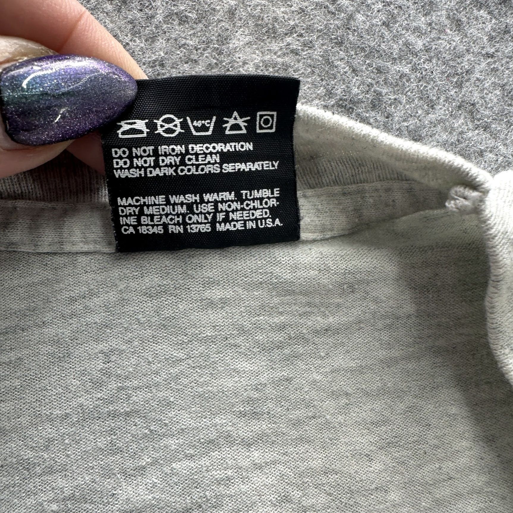 Fruit Of The Loom VINTAGE Aim High Air Force Shirt Mens Large Gray Military 90s Cotton T-Shirt Size US L / EU 52-54 / 3 - 7 Thumbnail