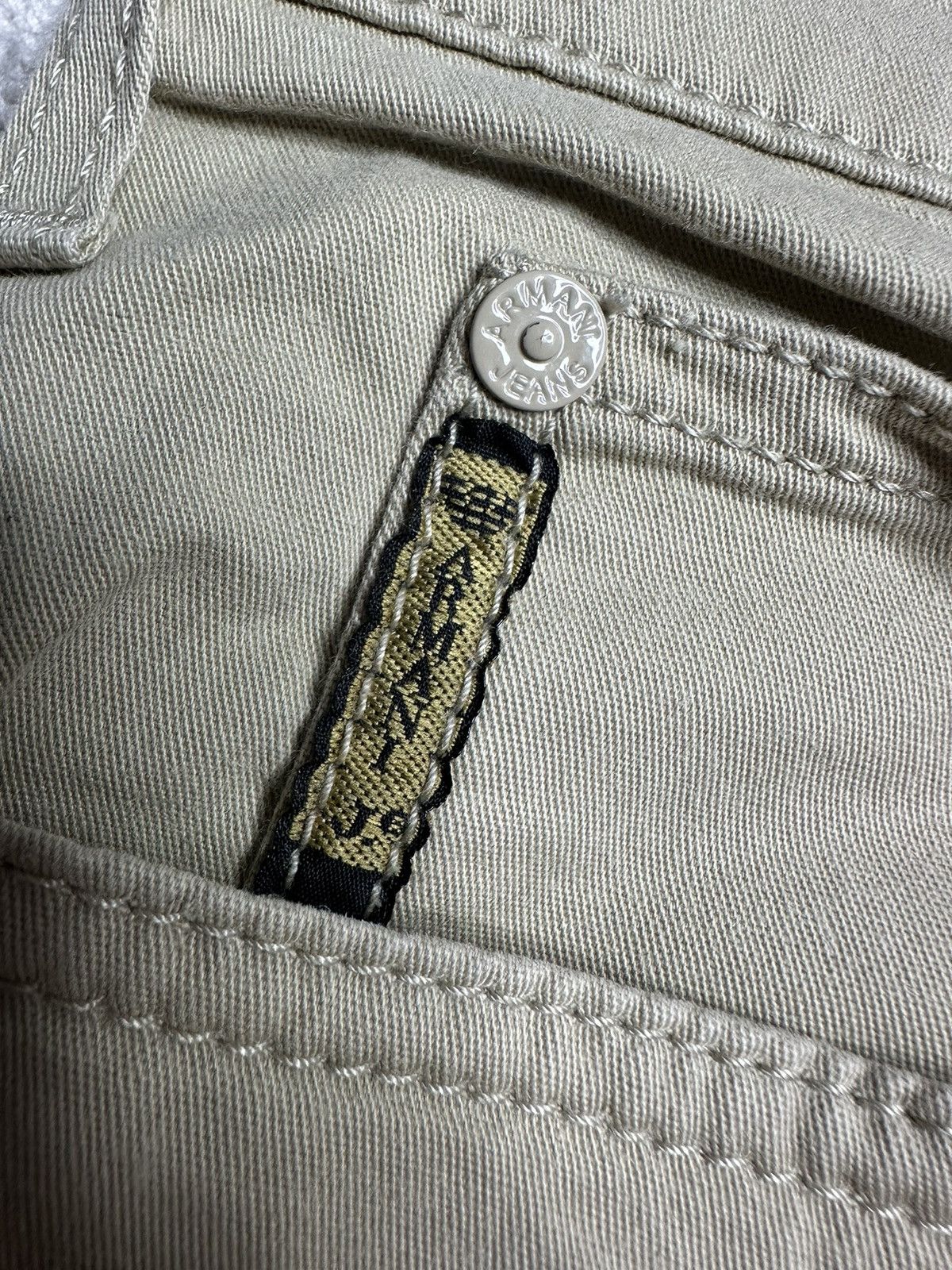 Armani Armani Jeans Luxury Denim Vintage StreetWear Rare Y2K Size US 33 - 9 Thumbnail
