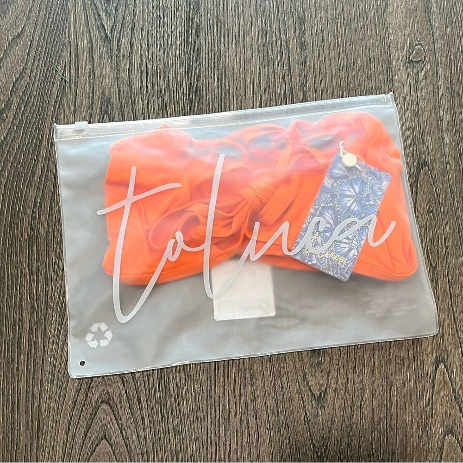 Vintage NWT Toluca Amina Bikini Top Waist Wrap Triangle Nectar Sz M Size ONE SIZE - 2 Thumbnail