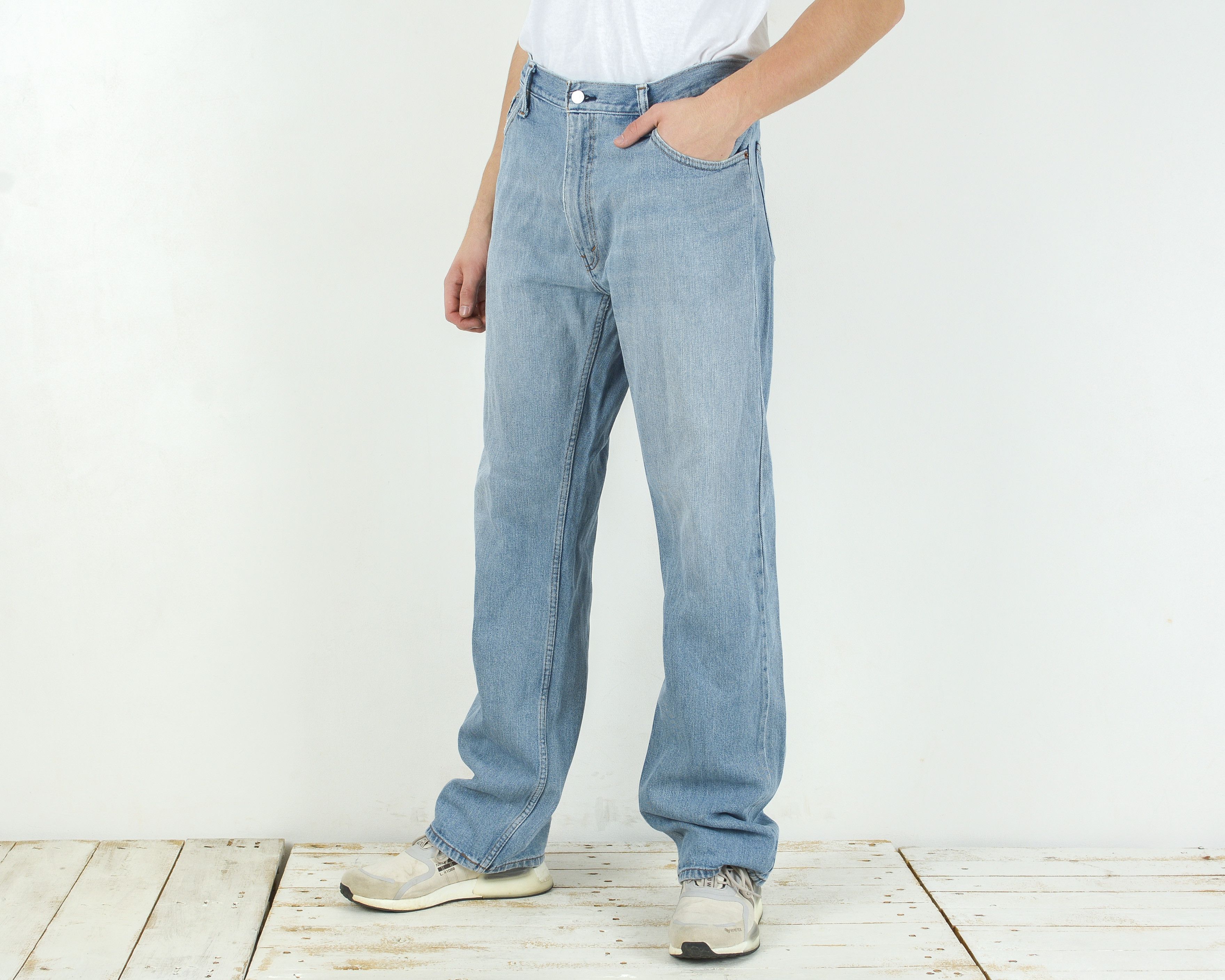 Levi's 505 W38 L34 Regular Straight Leg Jeans Denim Pants Trousers Size US 38 / EU 54 - 1 Thumbnail