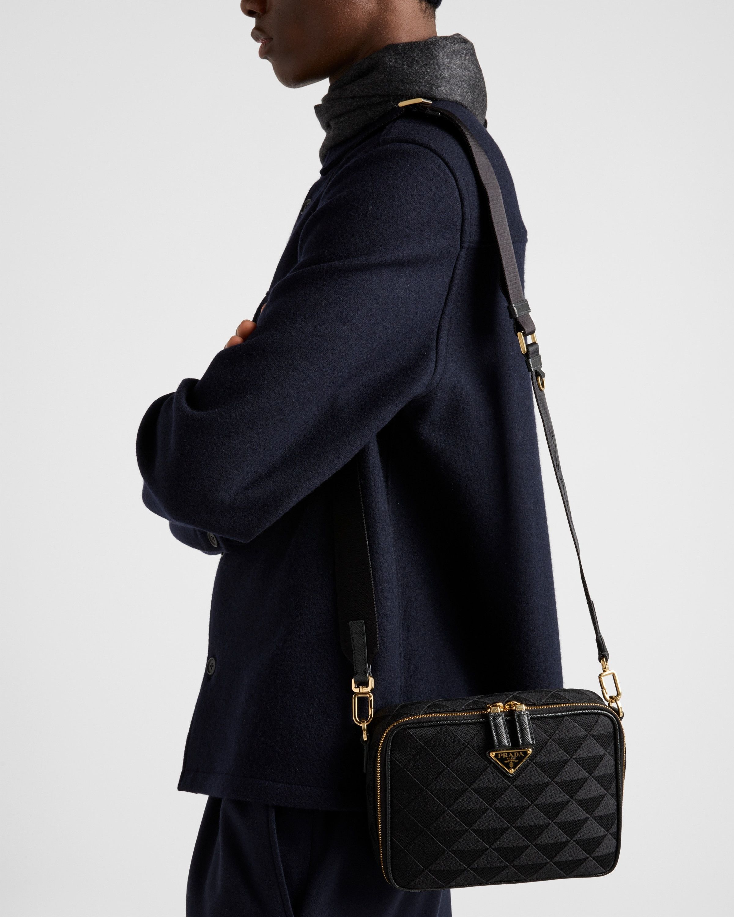 Prada o1bcso1str1025 Size: OS / Jacquard Symbole Bag Black Size ONE SIZE - 2 Thumbnail