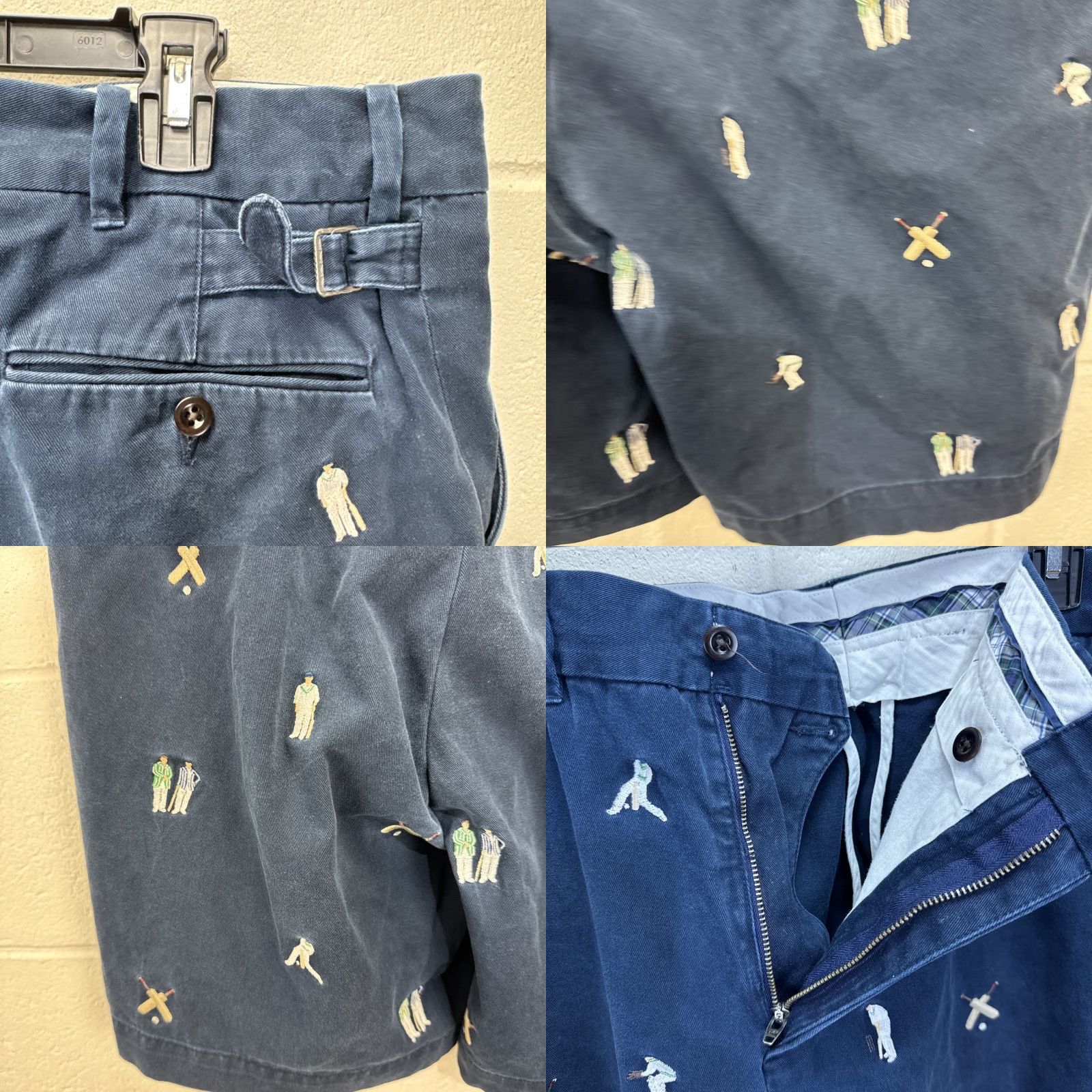 Polo Ralph Lauren VINTAGE Polo Ralph Lauren Golf Shorts Mens 38 Navy Cotton 5-Pocket Chino Casual Summer Fall Spring Size US M / EU 48-50 / 2 - 8 Thumbnail