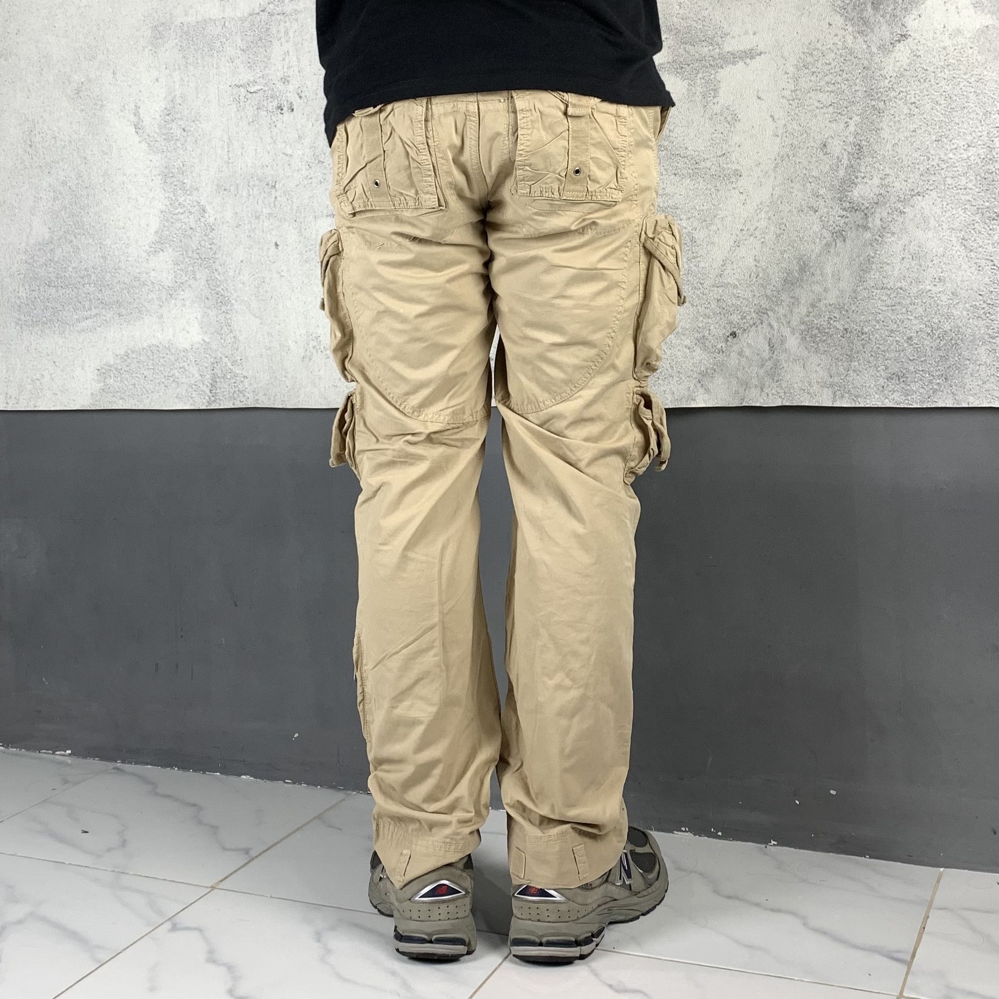 Polo Ralph Lauren Vintage Polo Ralph Lauren Multi Pocket 3D Cargo Pants Size US 30 / EU 46 - 4 Thumbnail
