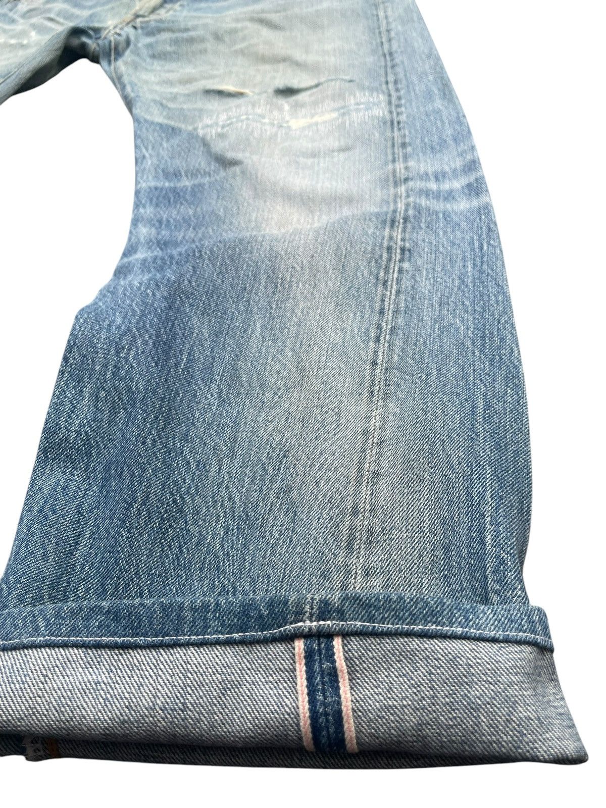 Levi's Vintage 90’s Levi’s Lot 501Z E Selvedge Distresed Size US 34 / EU 50 - 3 Thumbnail