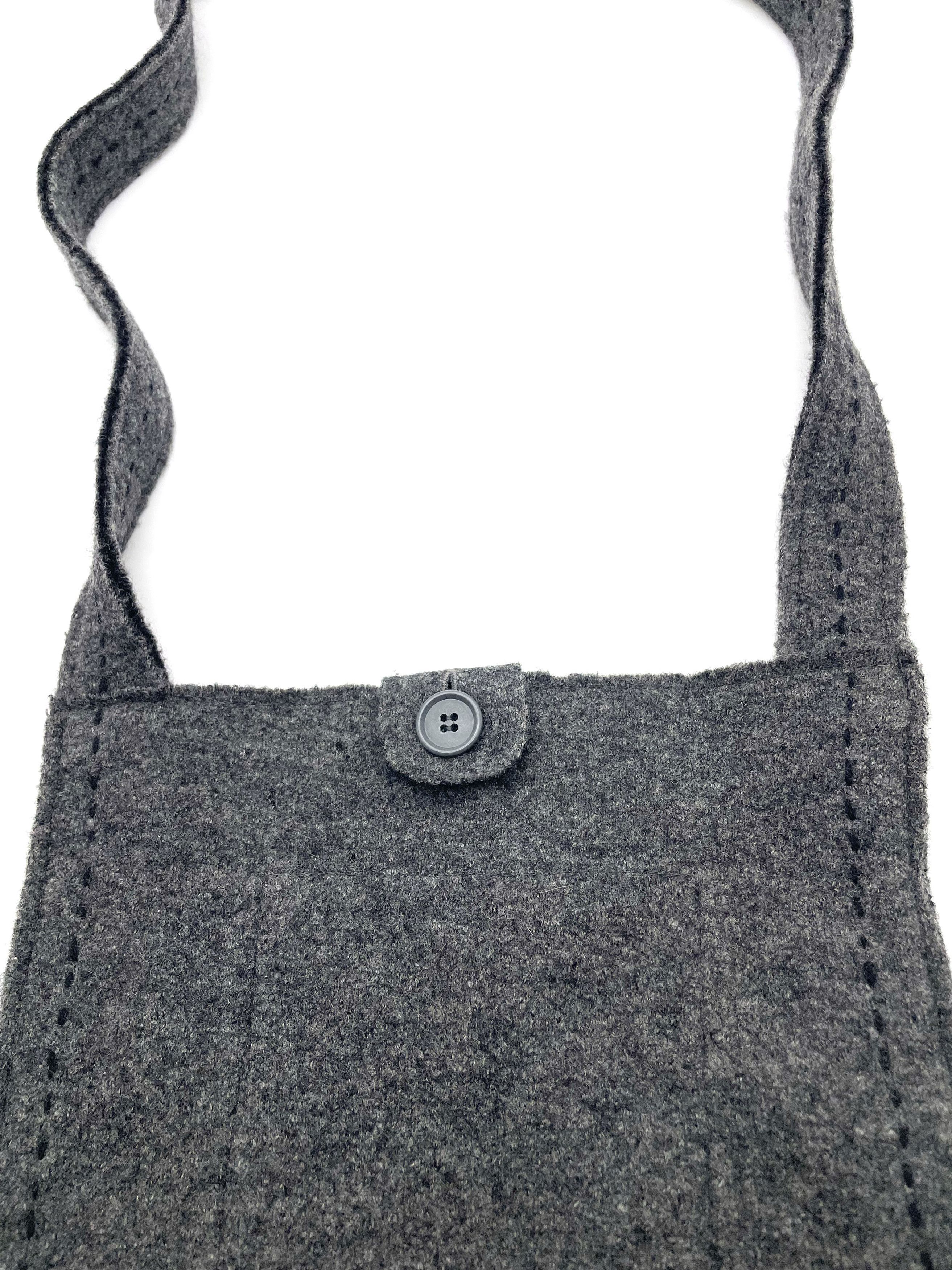 Yohji Yamamoto AAR Contrast Stitch Shoulder Bag Size ONE SIZE - 4 Thumbnail