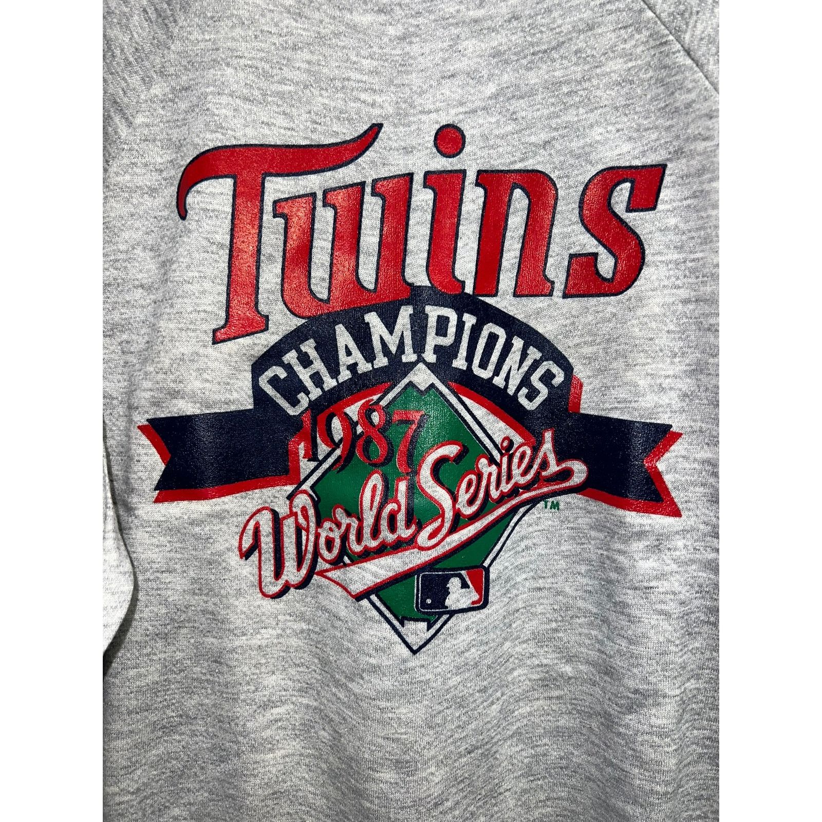 Vintage Vintage Minnesota Twins Sweatshirt 1987 Champion 80s Large Size US L / EU 52-54 / 3 - 2 Thumbnail
