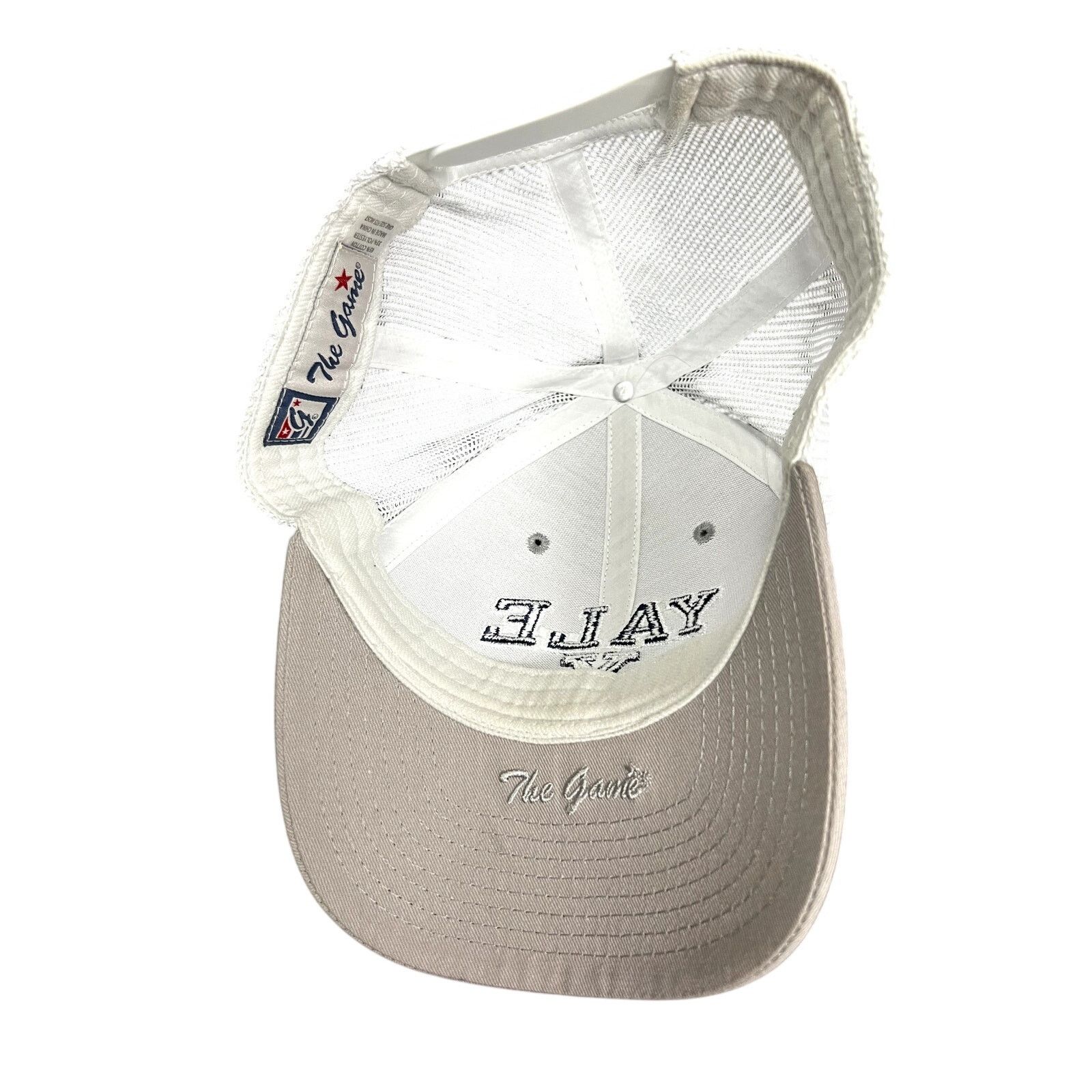 The Game Yale University Gray & White Snapback Trucker Hat The Game Size ONE SIZE - 5 Thumbnail