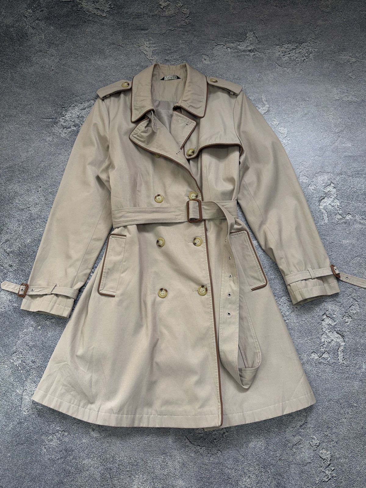 Lauren Ralph Lauren Lauren Ralph Lauren Clay Beige Double Breasted Trench XL Size XL / US 12-14 / IT 48-50 - 1 Thumbnail