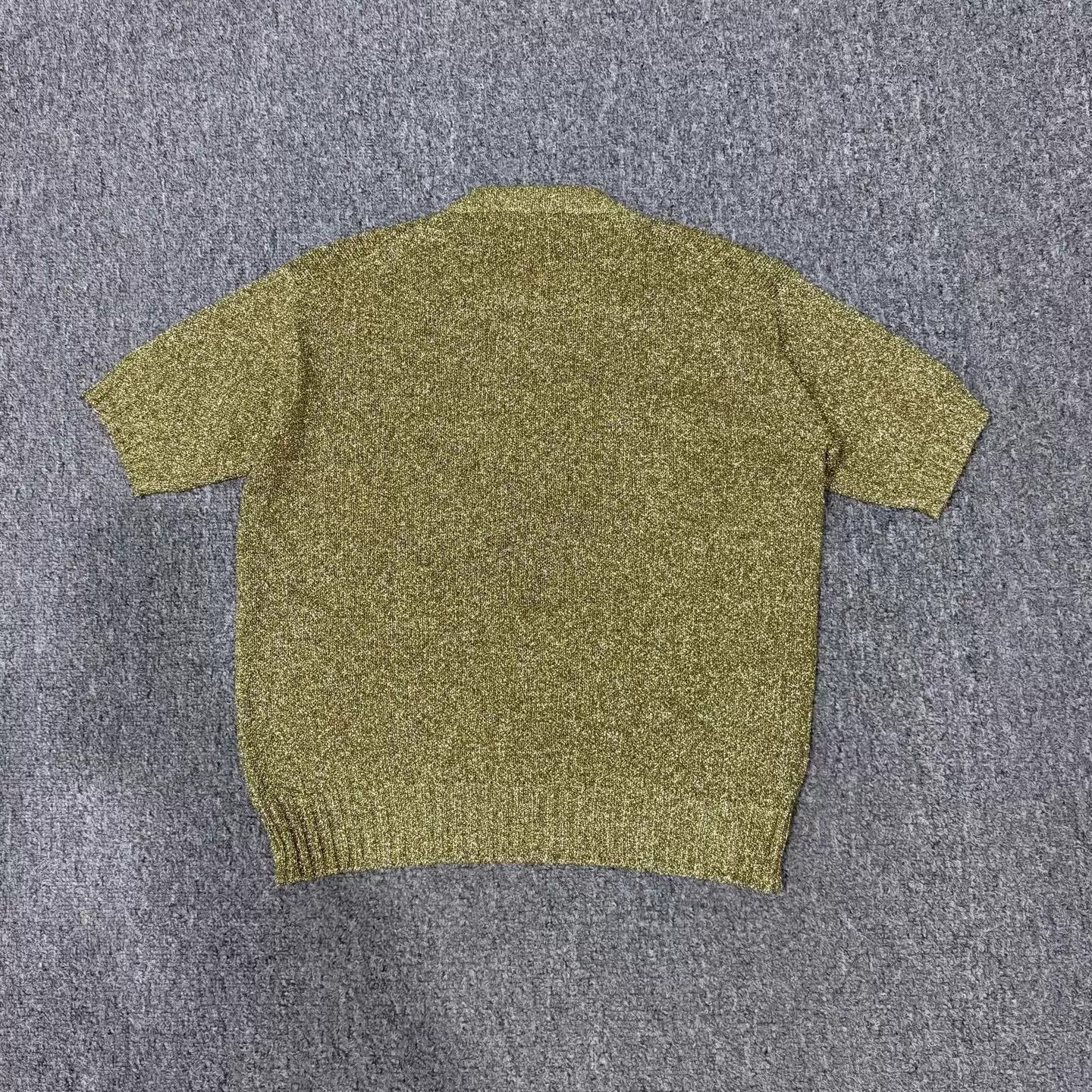 Prada Prada Gold Short-Sleeve 38 99 New Size XS / US 0-2 / IT 36-38 - 2 Thumbnail