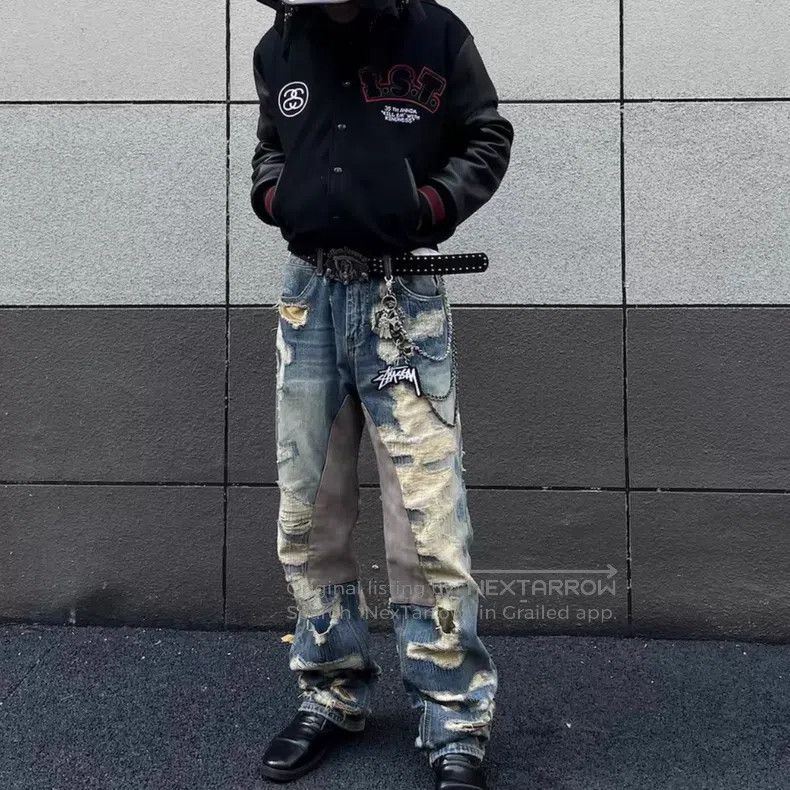 Givenchy Givenchy Ripped Zip Casual Denim Pants Size US 30 / EU 46 - 6 Thumbnail