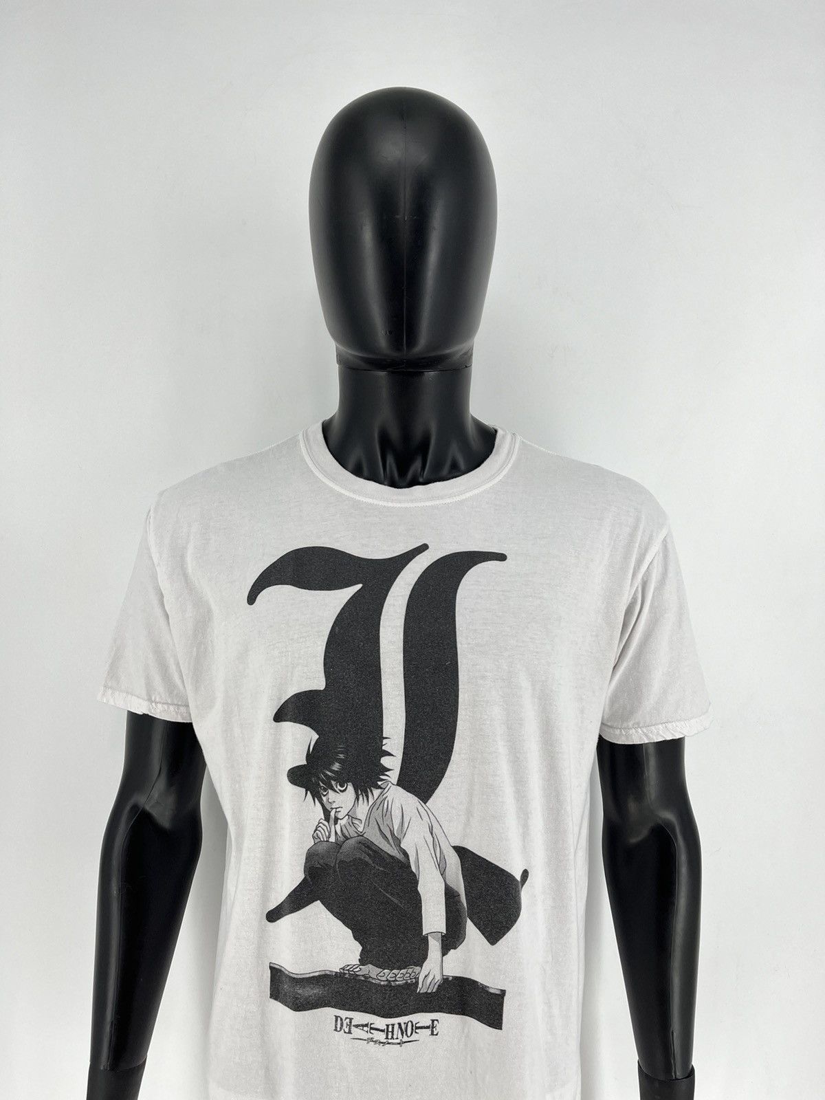 Anime × Japanese Brand Vintage DEATH NOTE DISTRESSED Promo T-shirt Character Size US XL / EU 56 / 4 - 1 Thumbnail