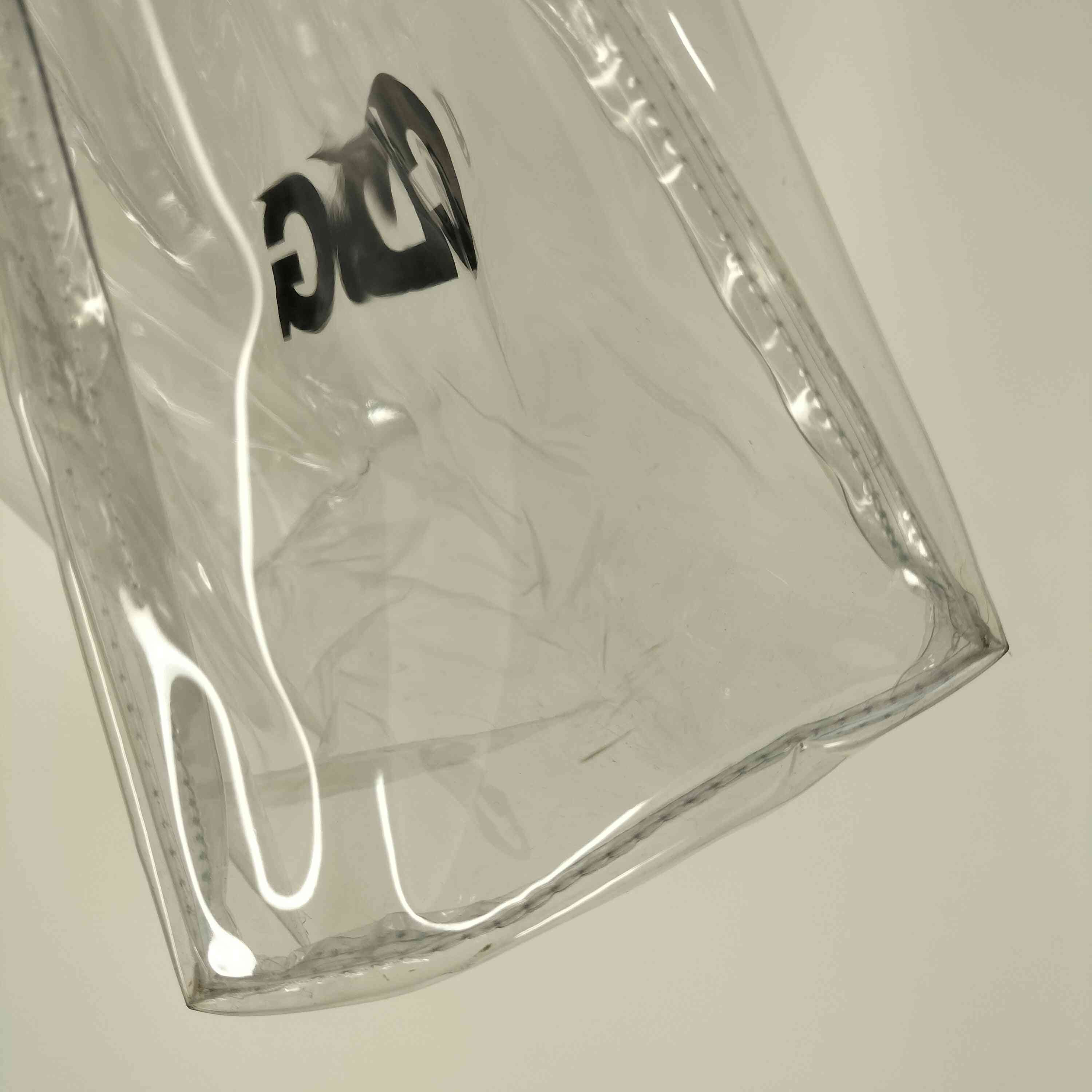 Comme des Garcons Bag Front logo PVC clear tote bag Clear Size ONE SIZE - 5 Thumbnail