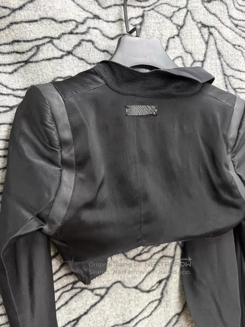 If Six Was Nine If Six Was Nine Asymmetric Deconstructed Silk Jacket Size US XS / EU 42 / 0 - 6 Thumbnail