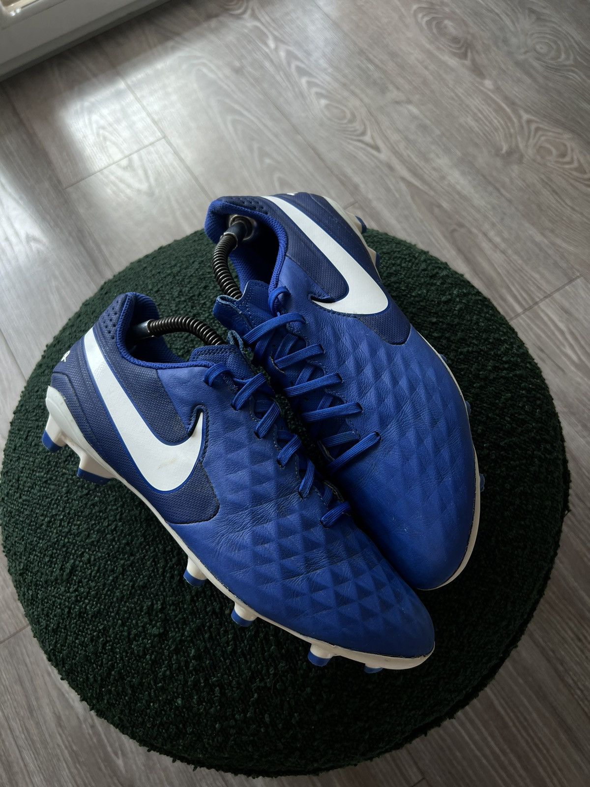 Nike ‼️Nike Tiempo Legend Swoosh 8 Pro FG Hyper Royal Elite Boots‼️ Size US 9 / EU 42 - 4 Thumbnail