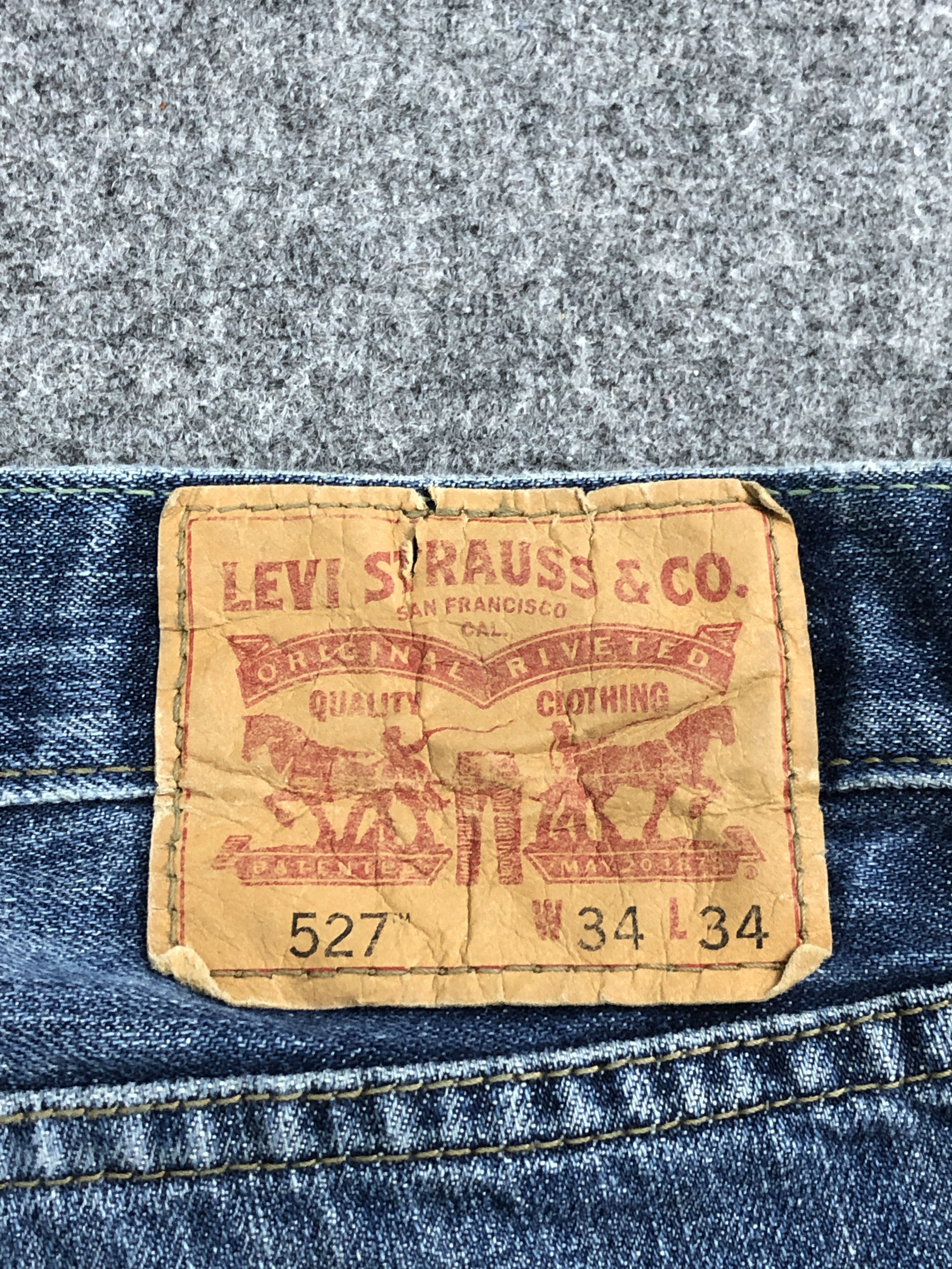 Levi's Vintage Levis 527 Flared Bootcut Jeans DP2454 Size US 33 - 5 Thumbnail