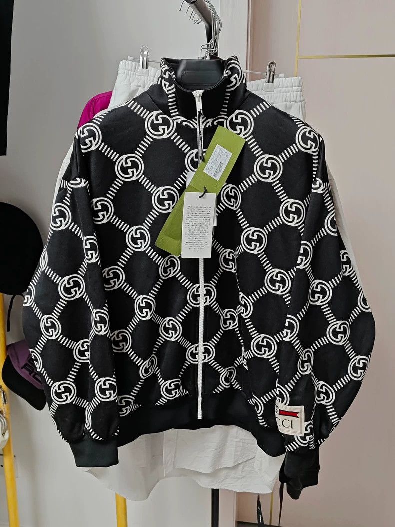 Gucci GucciSS22 Vintage Full Print Zipper Jacket 2503-Nextarrow Size US XS / EU 42 / 0 - 1 Thumbnail