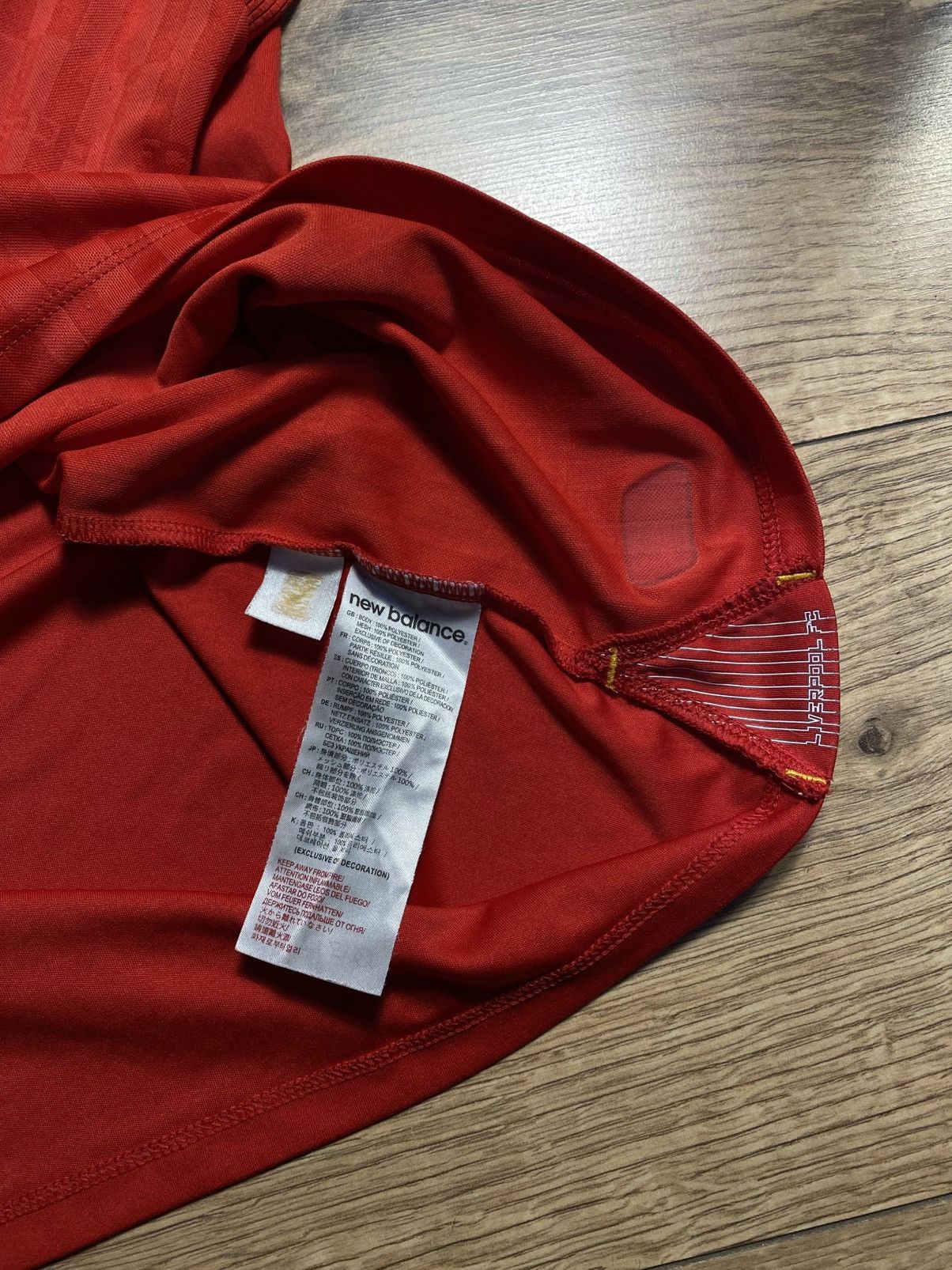 New Balance Liverpool New Balance Jersey Shirt FC Home Football 15/16 L Size US L / EU 52-54 / 3 - 8 Thumbnail