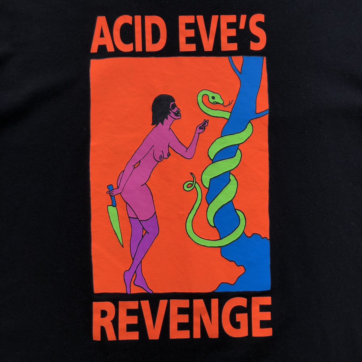 Patta Patta Acid Eve’s Revenge Printed Cotton T-Shirt Black Size US L / EU 52-54 / 3 - 5 Thumbnail