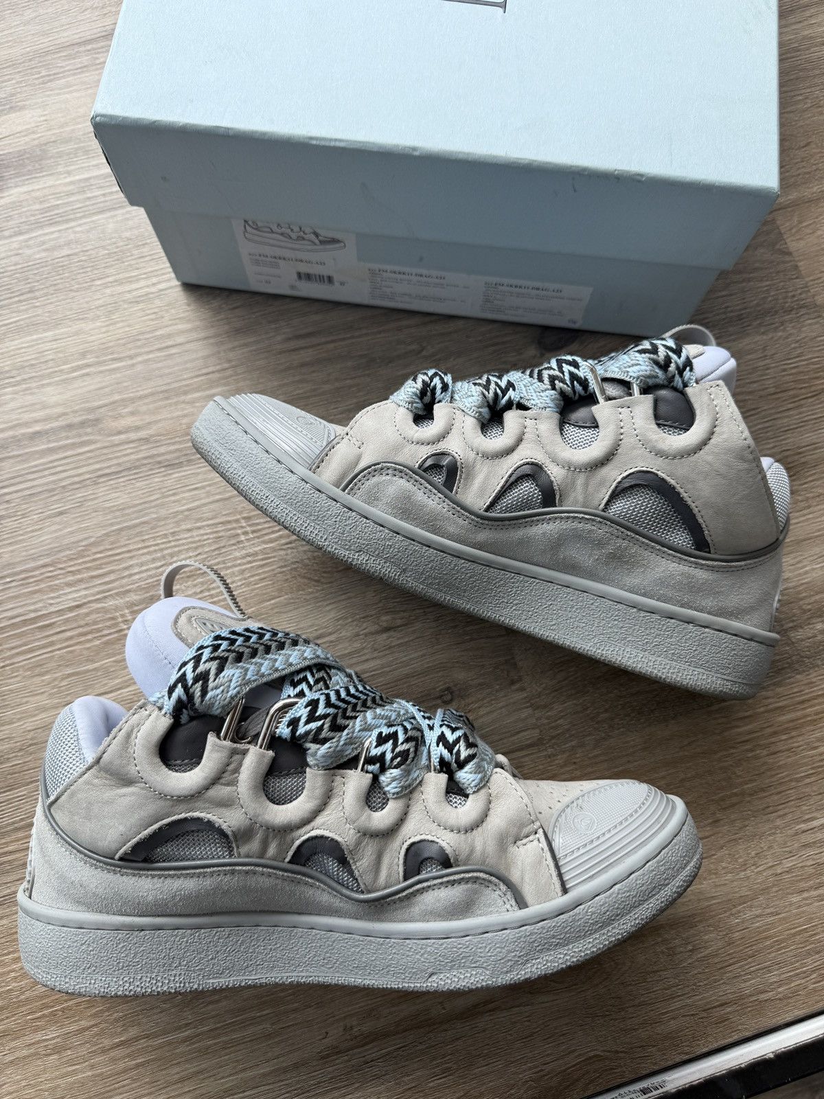 Lanvin Lanvin Curb Light Blue Sneakers Size US 9 / EU 42 - 2 Thumbnail