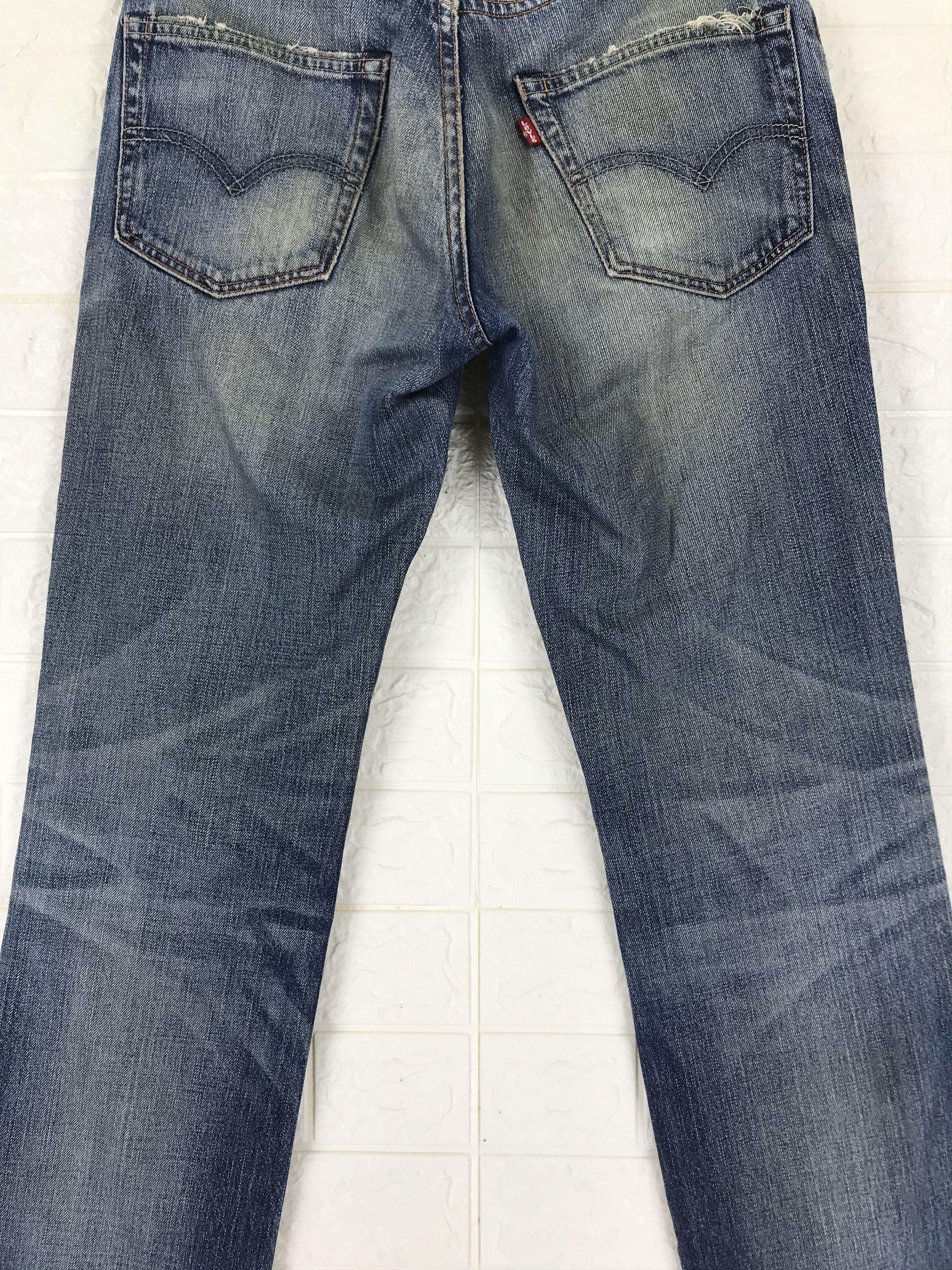 Levi's Vintage Levi's 502 Mud Wash Jeans Distressed Denim Size US 29 - 7 Thumbnail