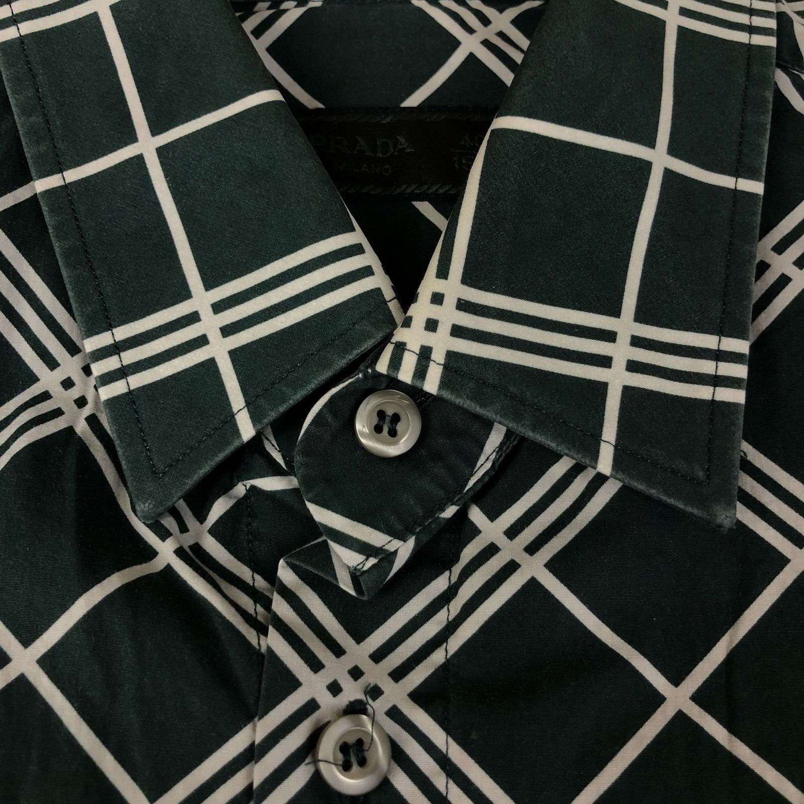 Prada Prada Shirt 2017 Striped Green Summer Size US M / EU 48-50 / 2 - 8 Thumbnail