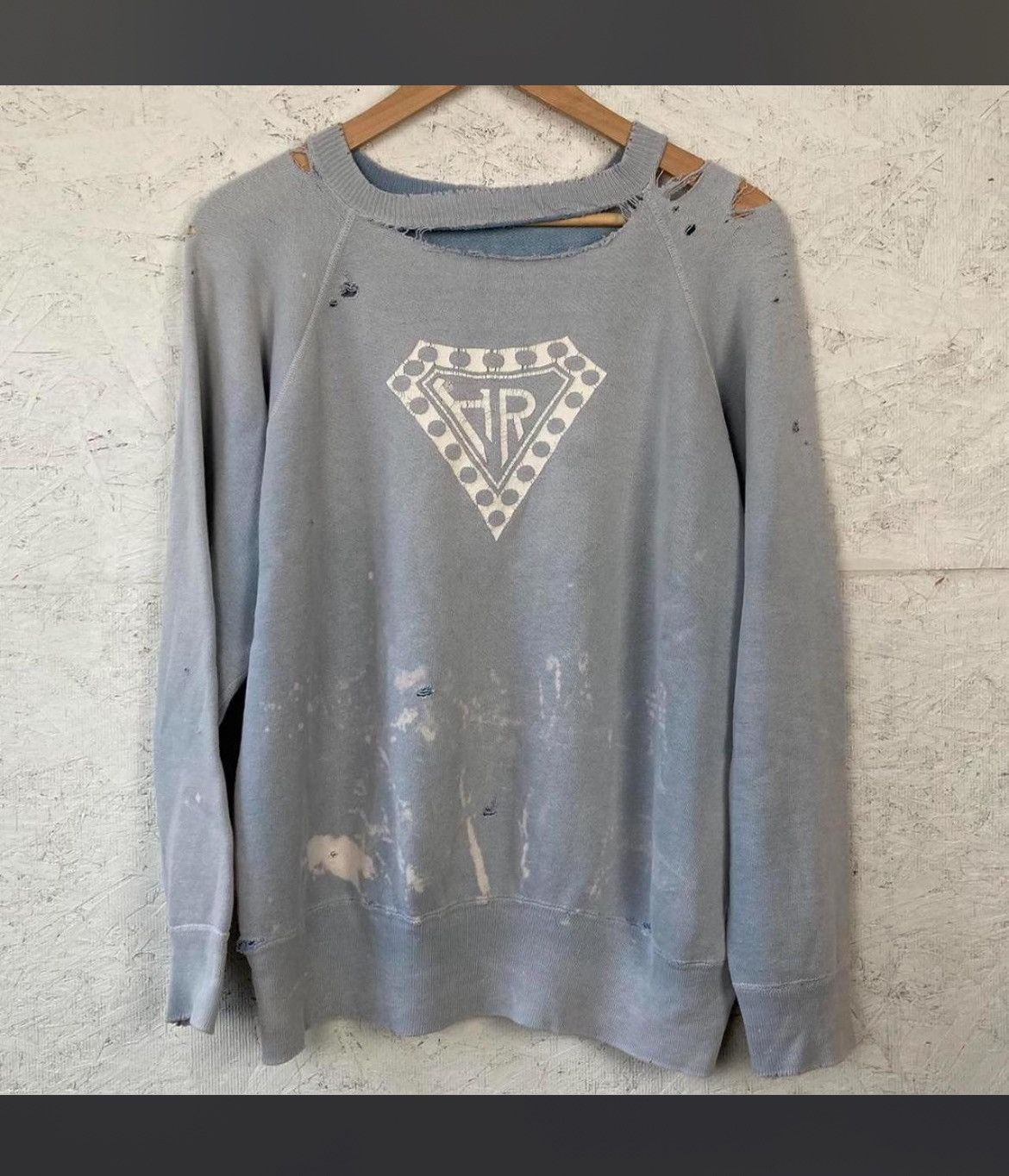 Other VINTAGE THRASHED 1950S DIAMOND CREWNECK Size US M / EU 48-50 / 2 - 1 Thumbnail