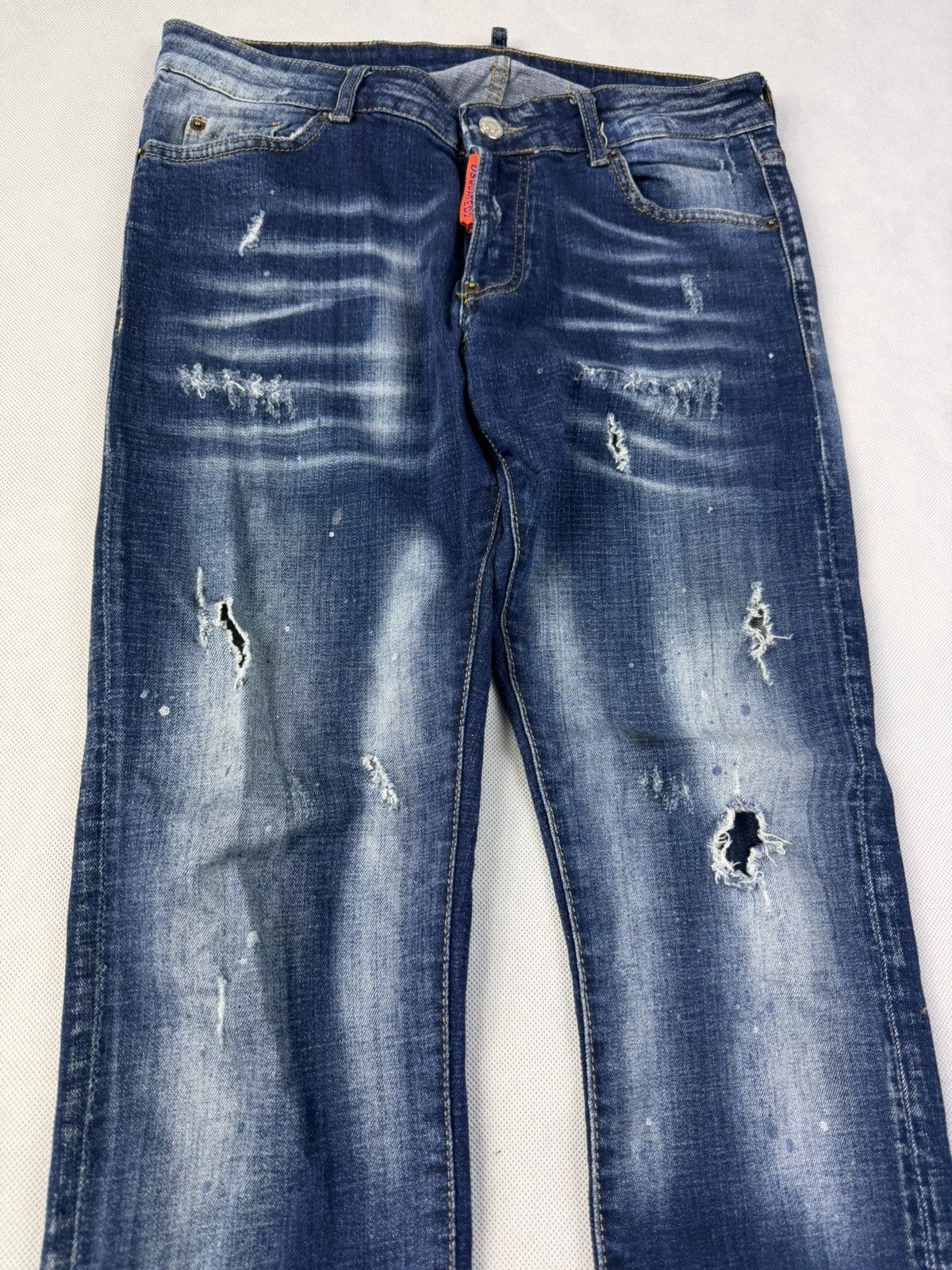 Dsquared2 Dsquared2 Blue Denim Pants with Rips Size US 32 / EU 48 - 5 Thumbnail
