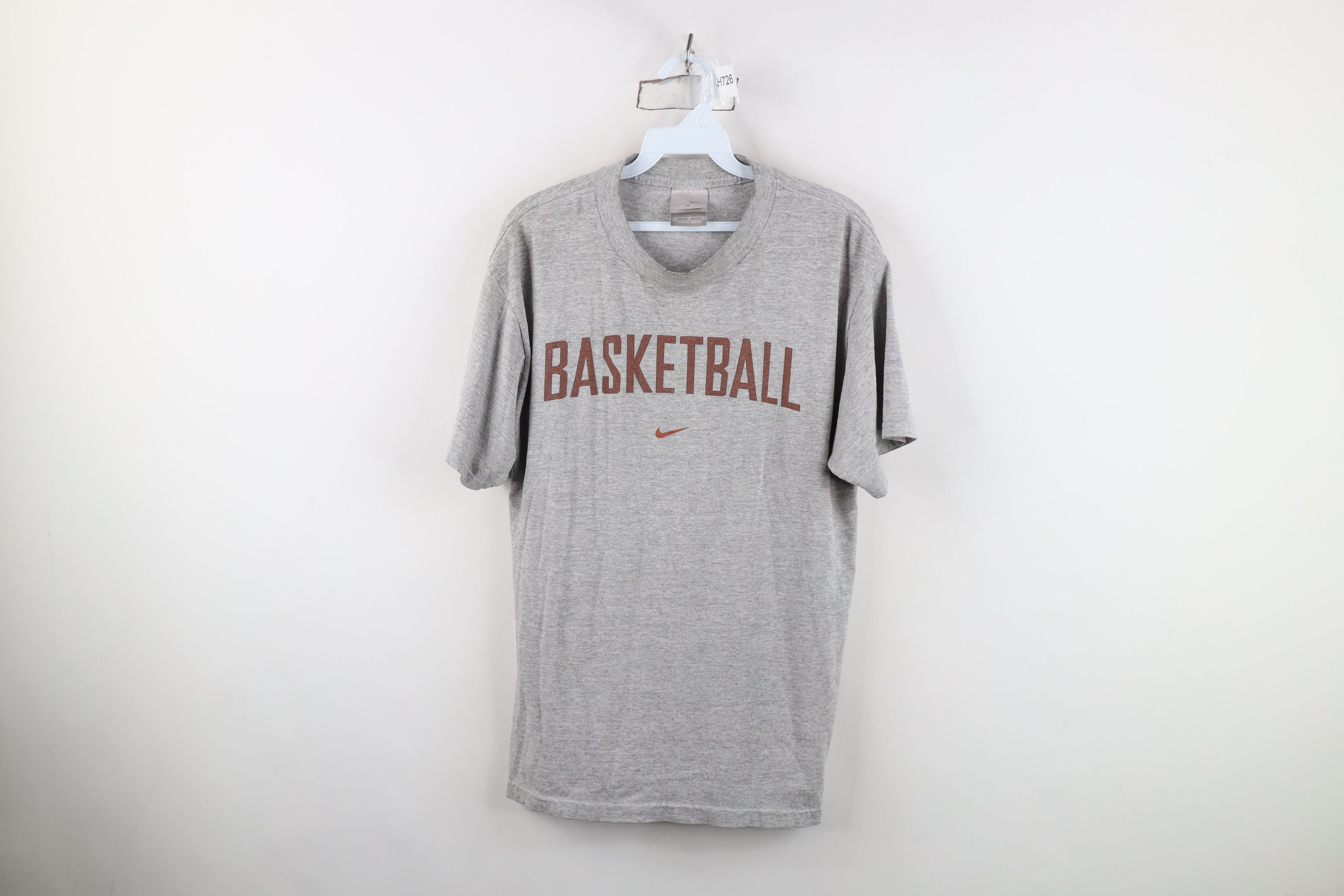 Nike Vintage Y2K Nike Basketball Scott Center Swoosh T-Shirt Gray Size US M / EU 48-50 / 2 - 1 Thumbnail