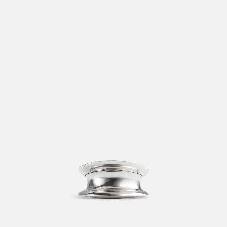 Bottega Veneta o1bcso1str0725 Size: 17 / H Beam Ring in Silver Size ONE SIZE - 1 Thumbnail