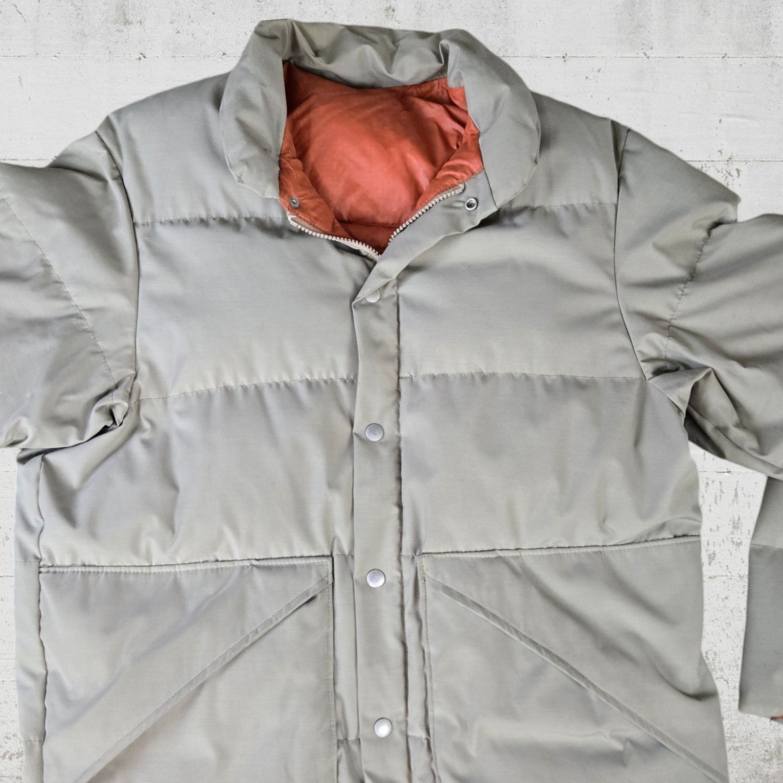 Vintage 70s Tan Goose Down USA Made Puffer Jacket Size Large Size US L / EU 52-54 / 3 - 4 Thumbnail