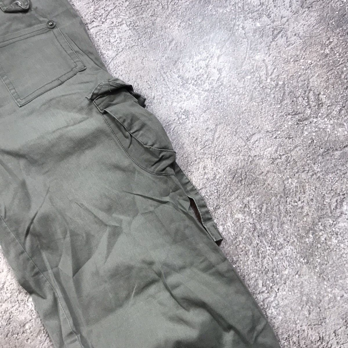Vintage Vintage 90s Baggy Cargo Pants Parachute Flared Grunge 29 Size 29" - 4 Thumbnail