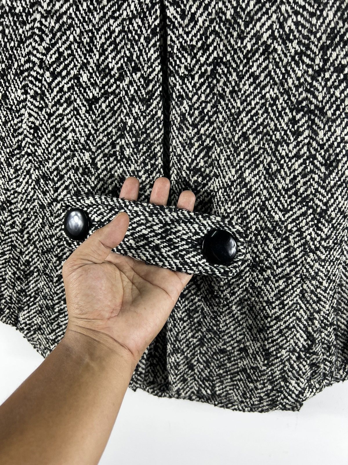 Japanese Brand 🔥 Natural Couture Japanese Tweed button Capes Size S / US 4 / IT 40 - 13 Thumbnail