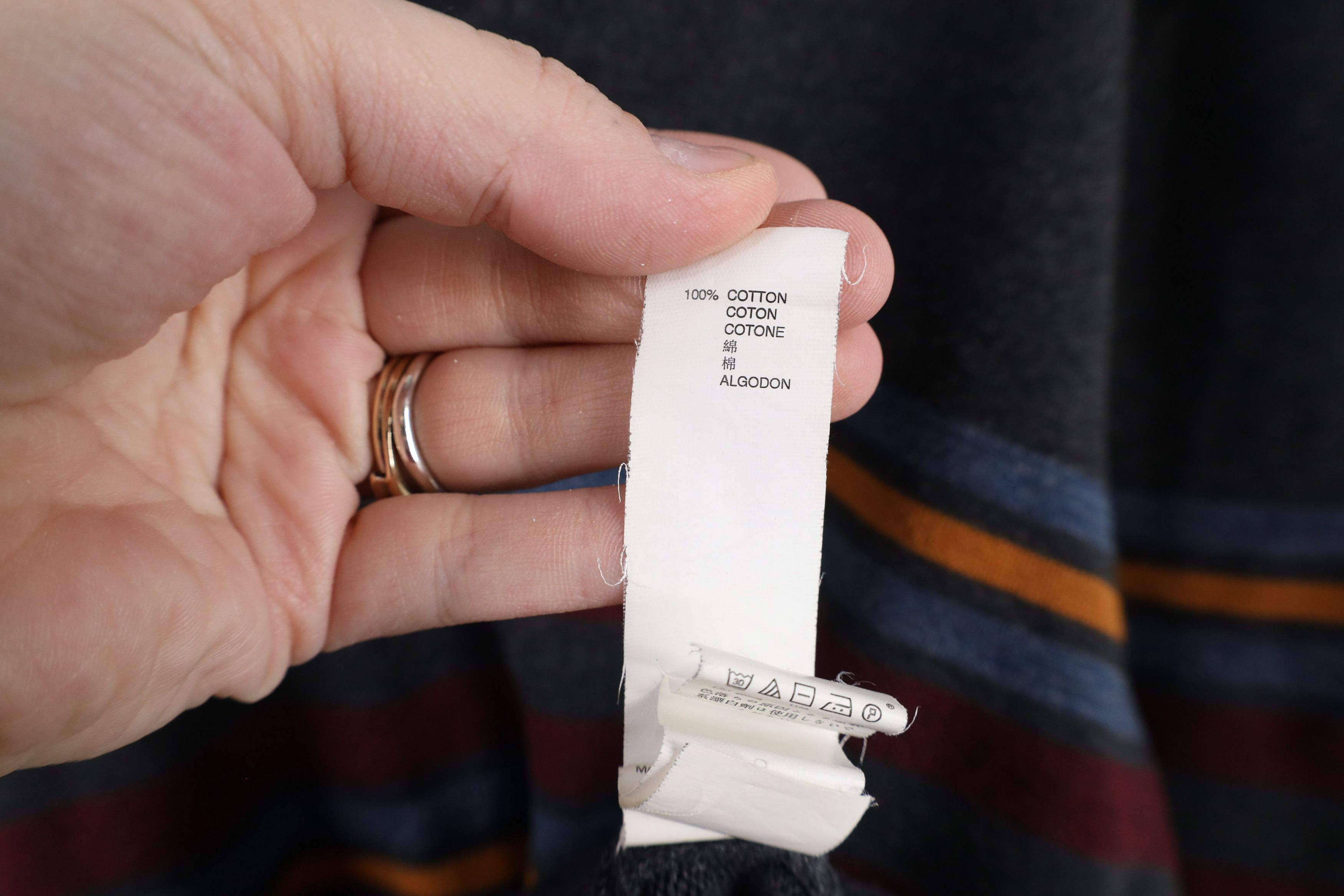 Gap × Vintage Vintage Y2K Gap Rainbow Striped Shawl Collar Knit Sweater Size US M / EU 48-50 / 2 - 8 Thumbnail
