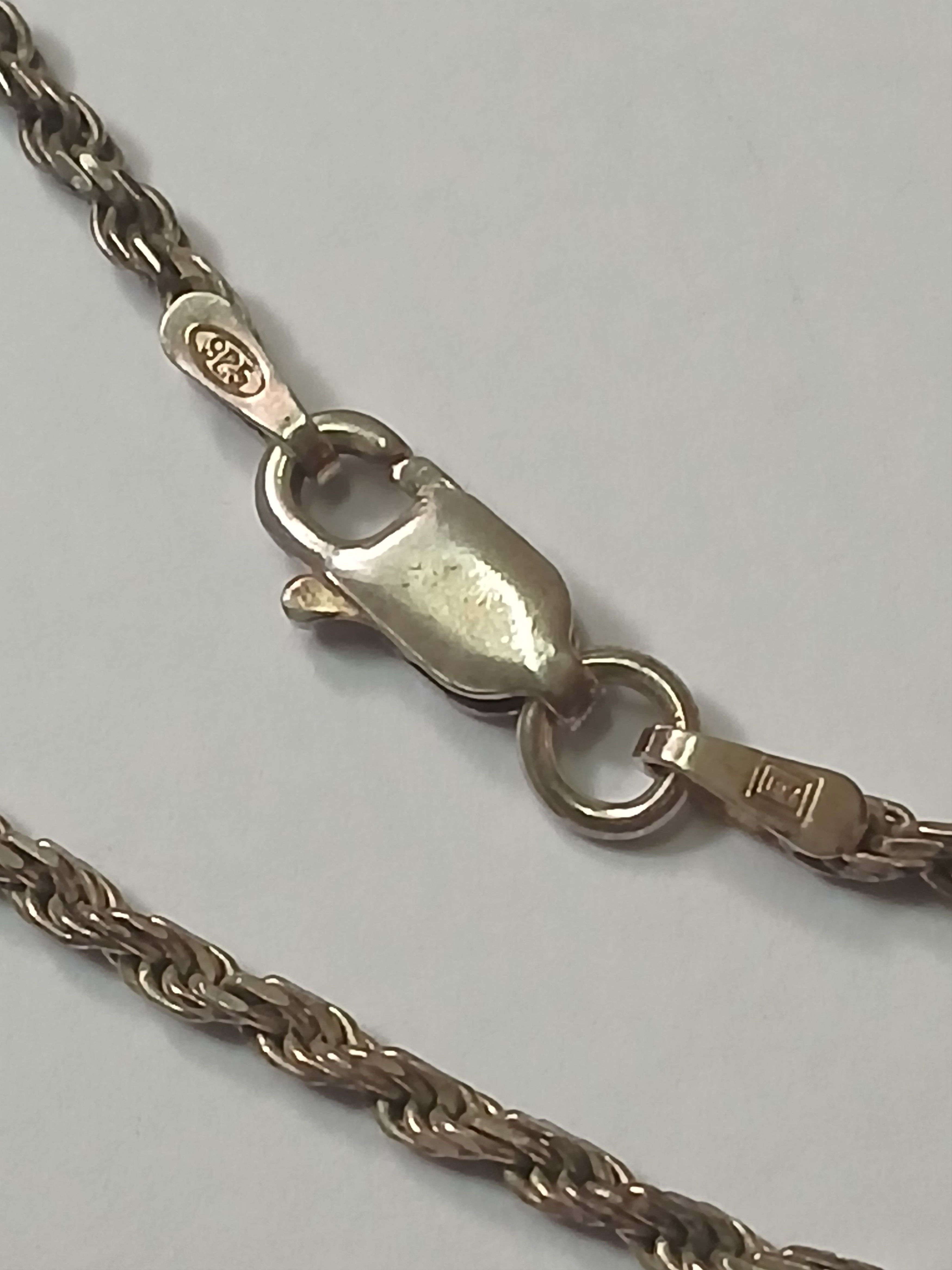 Fendi Fendi Silver Sterling Necklace 925 Size ONE SIZE - 5 Thumbnail