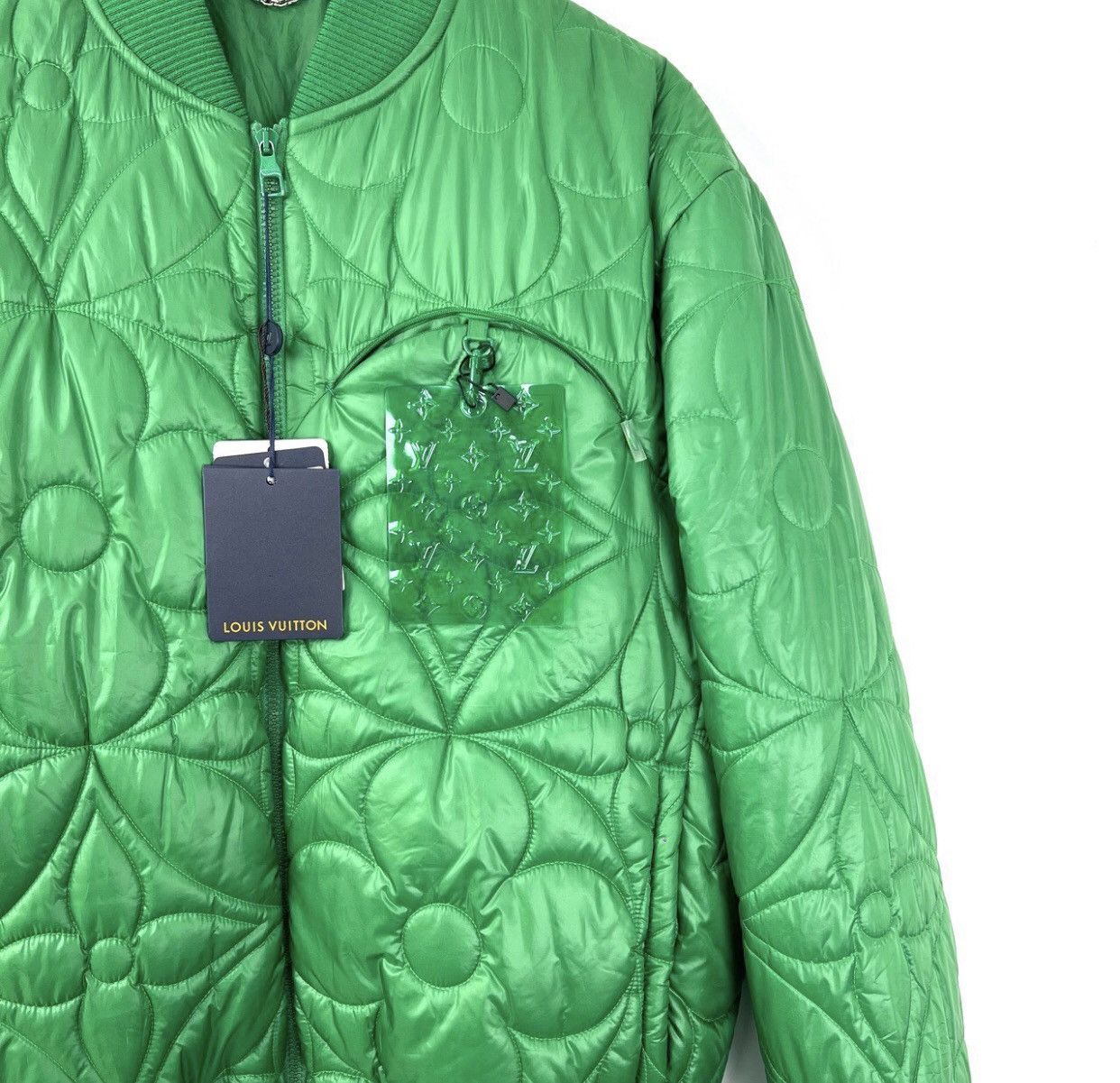 Louis Vuitton Louis Vuitton LV green hanging three flower down jacket2412- Size US L / EU 52-54 / 3 - 4 Thumbnail